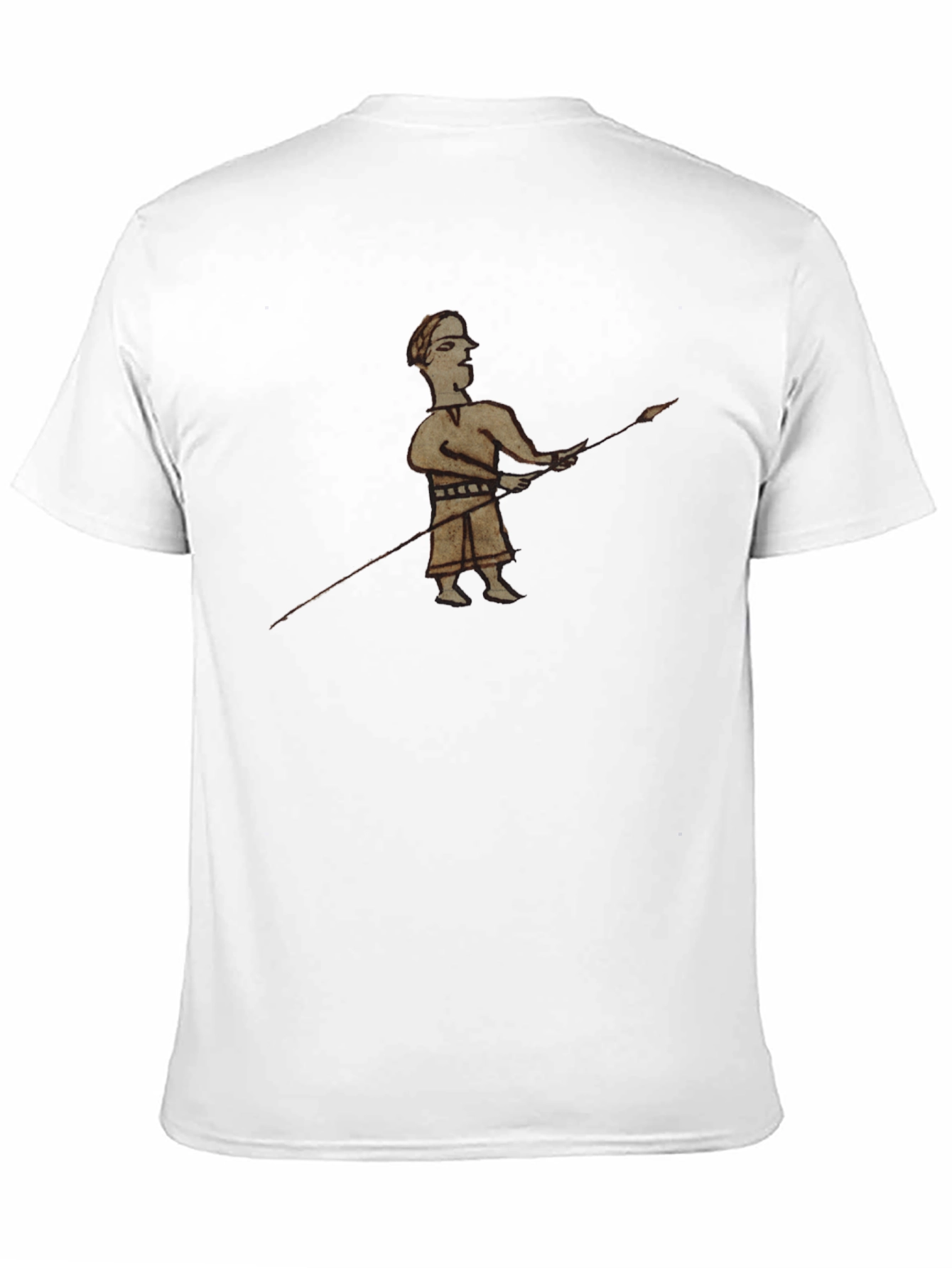 Historical Warrior Graphic Black T-Shirt