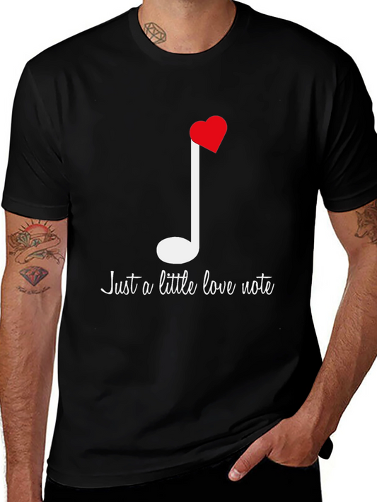 Love Note Graphic Tee - Stylish Music T-Shirt