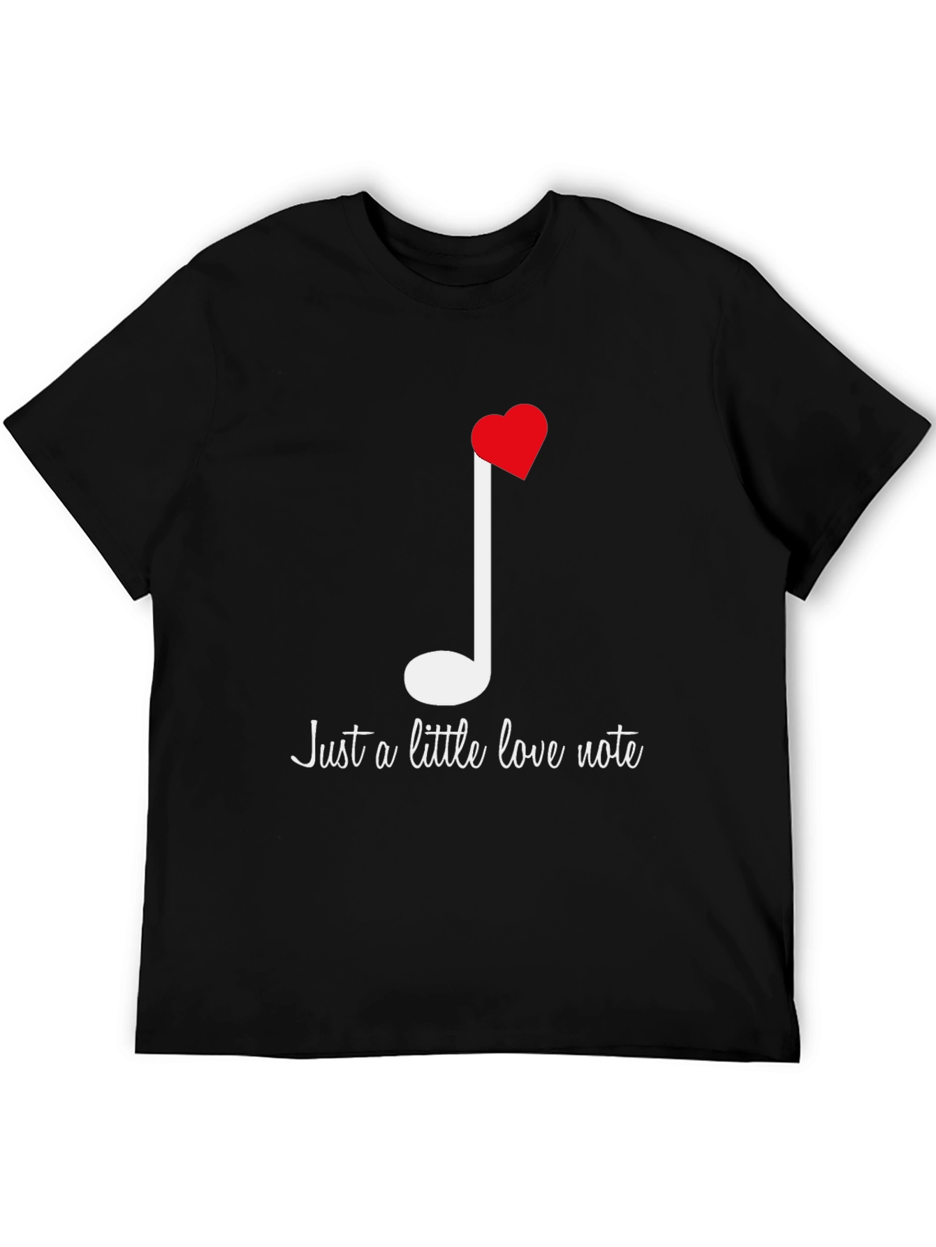 Love Note Graphic Tee - Stylish Music T-Shirt