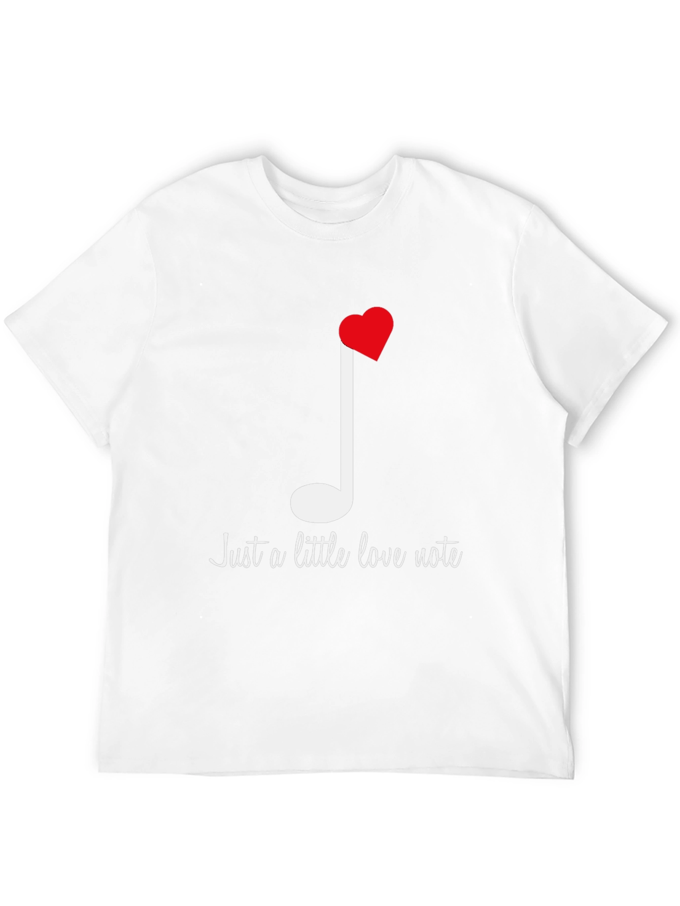 Love Note Graphic Tee - Stylish Music T-Shirt