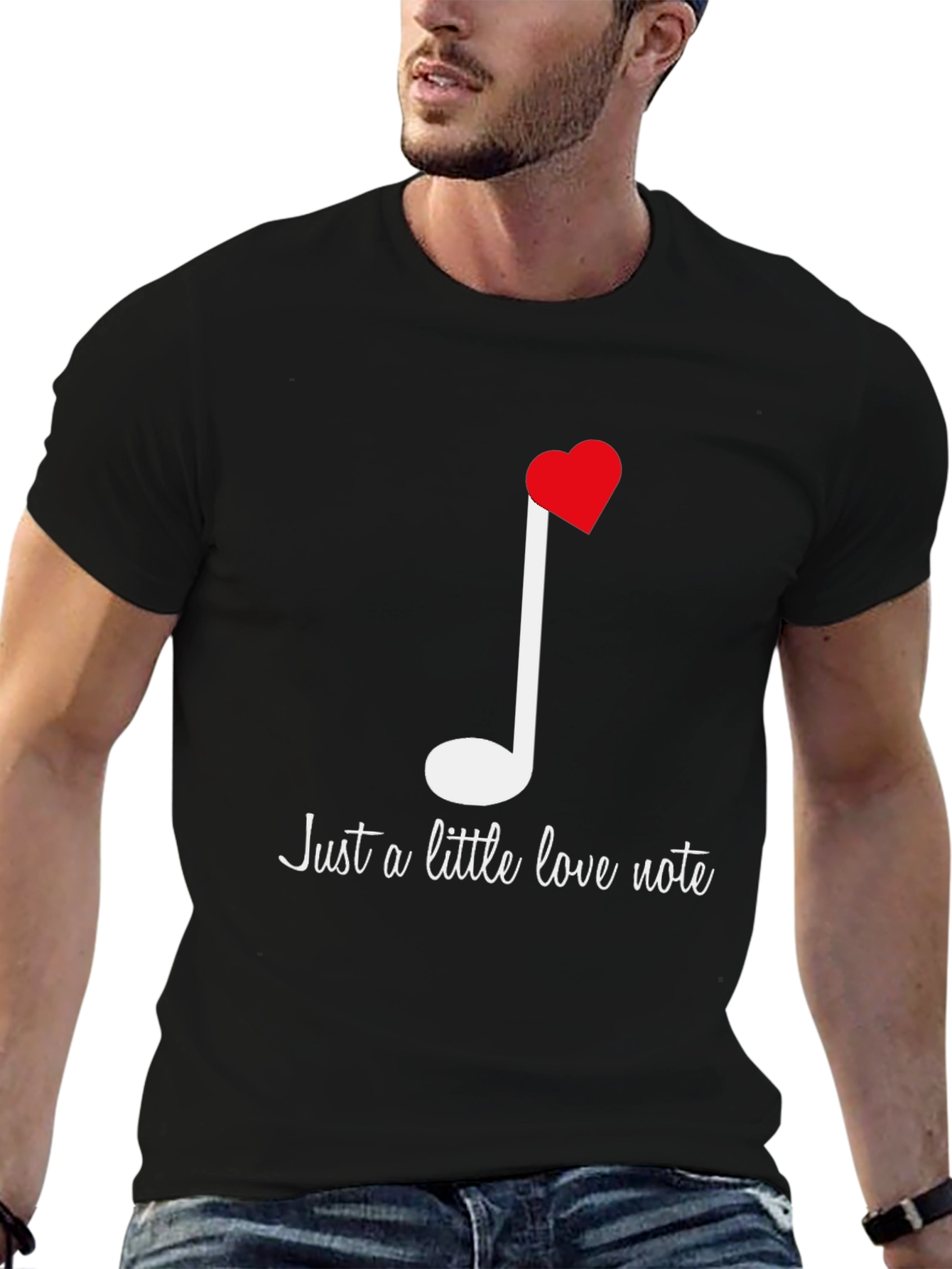 Love Note Graphic Tee - Stylish Music T-Shirt
