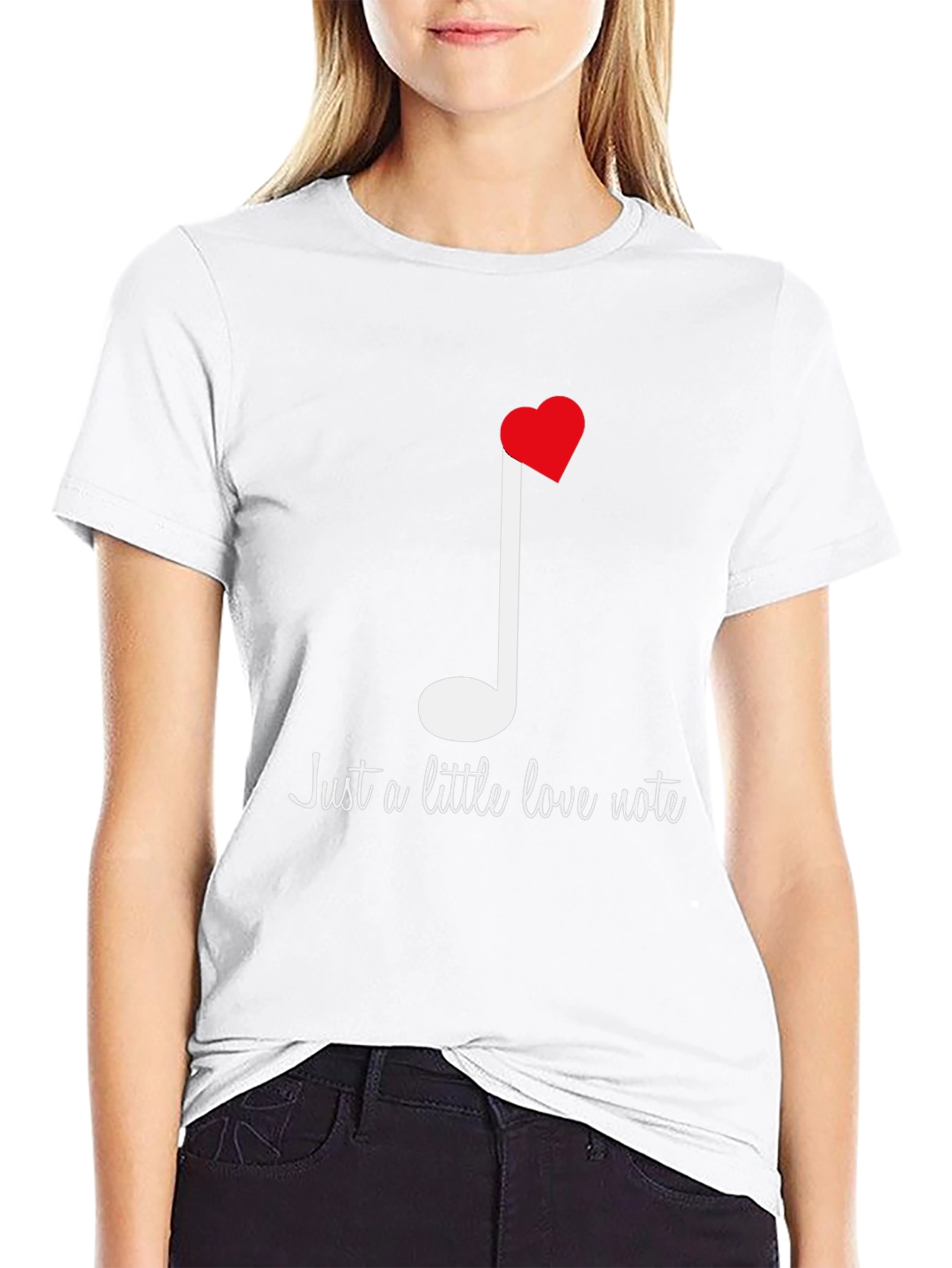 Love Note Graphic Tee - Stylish Music T-Shirt