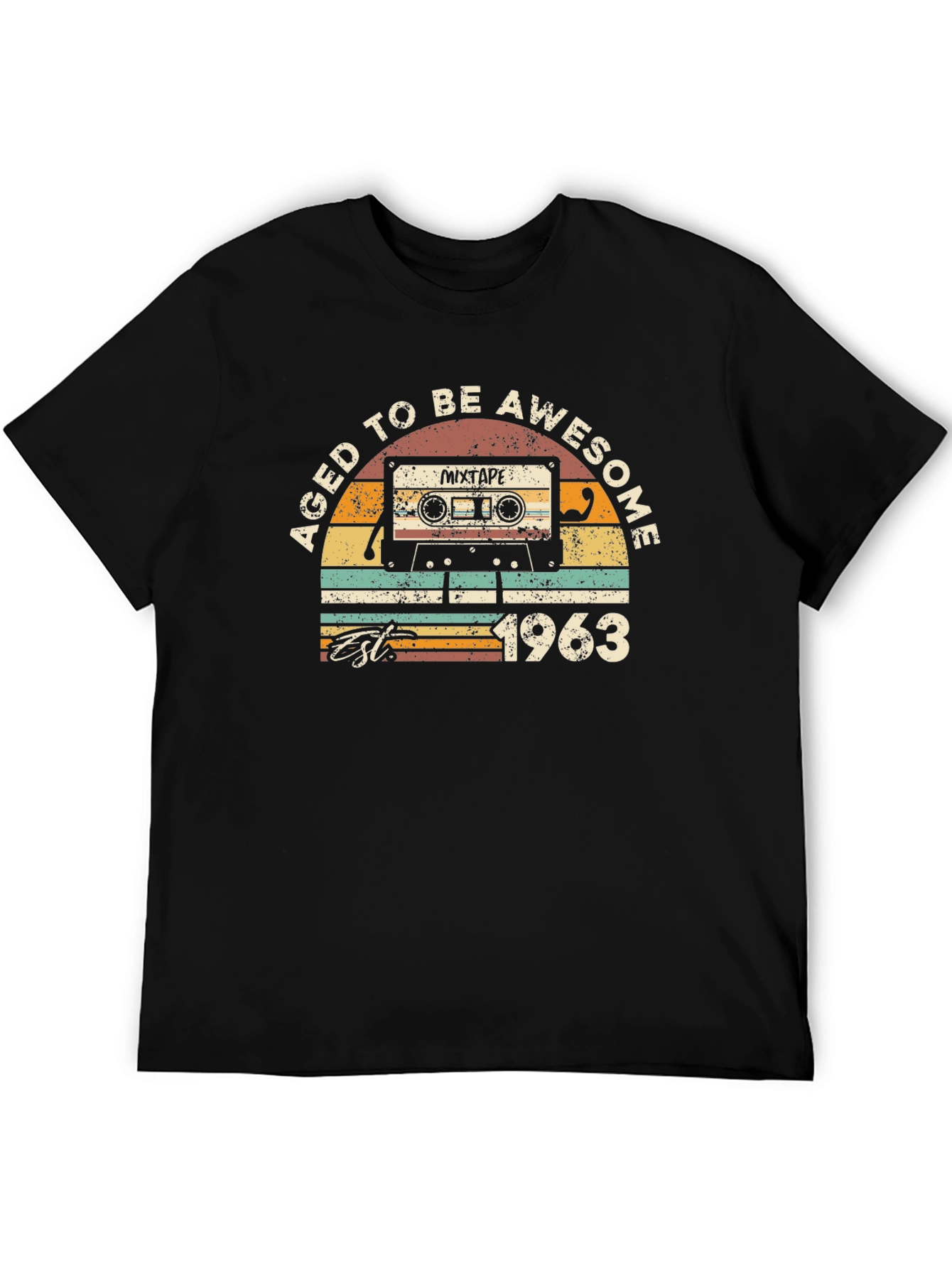 Aged to Be Awesome 1963 Mixtape T-Shirt
