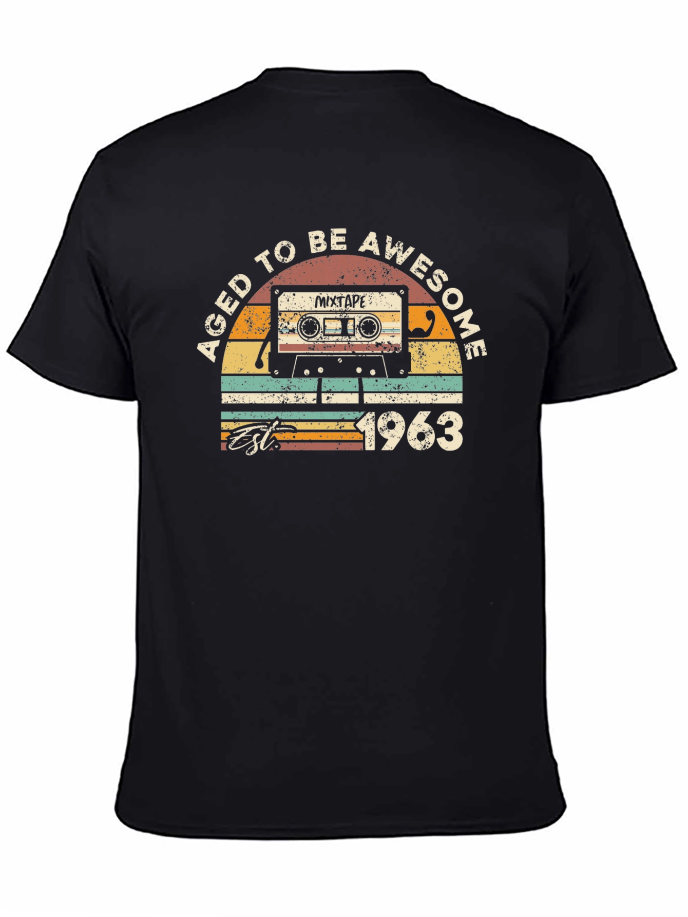 Aged to Be Awesome 1963 Mixtape T-Shirt
