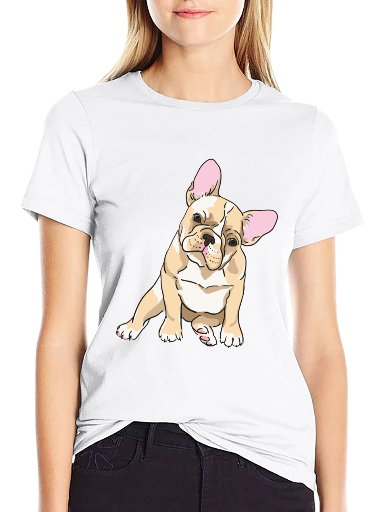 Bulldog Puppy Graphic Tee