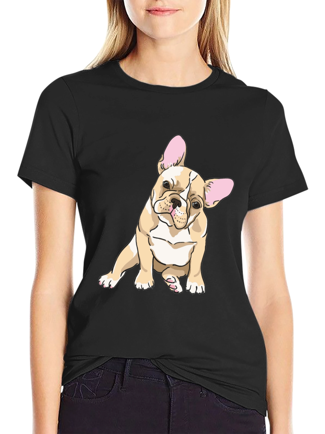 Bulldog Puppy Graphic Tee