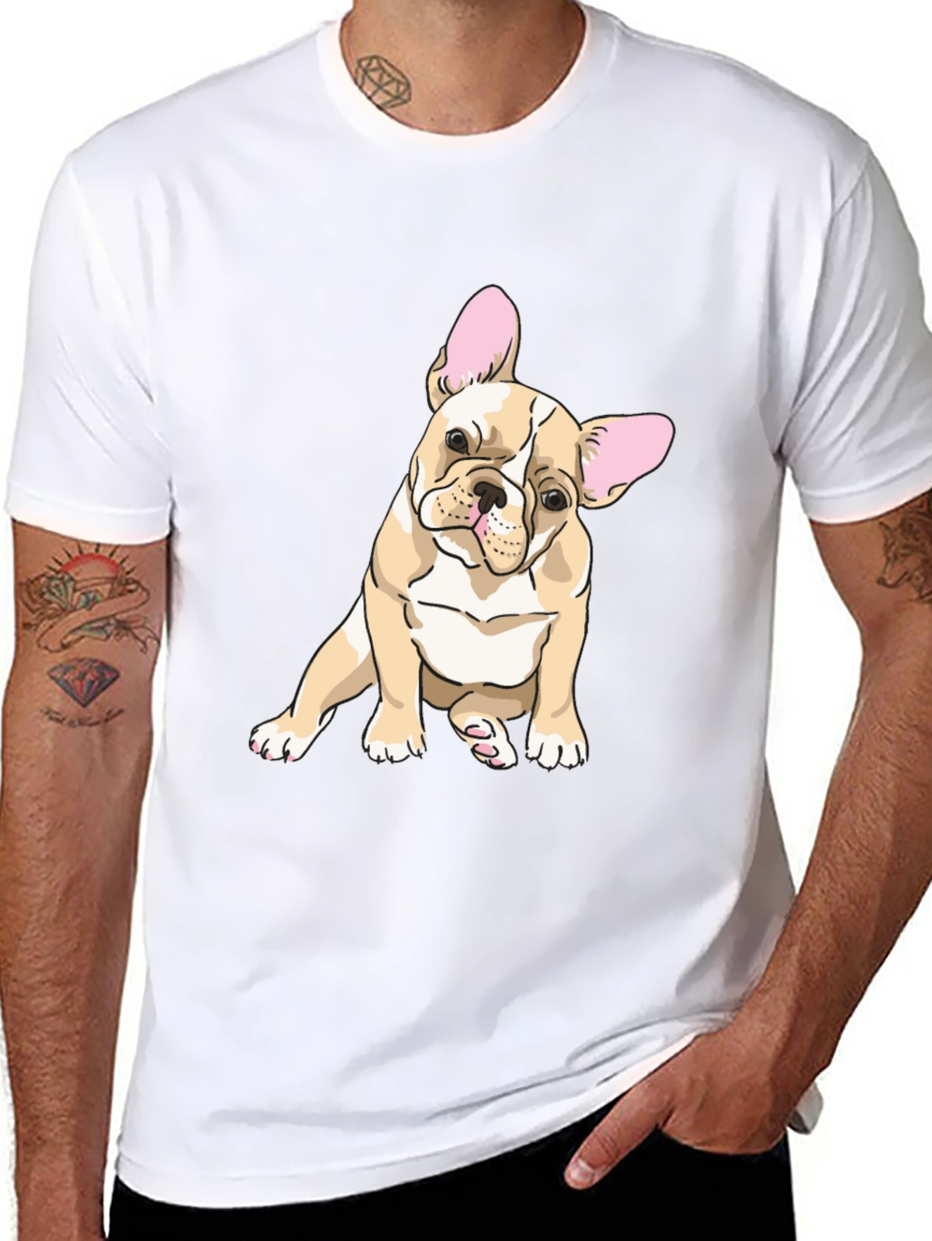 Bulldog Puppy Graphic Tee