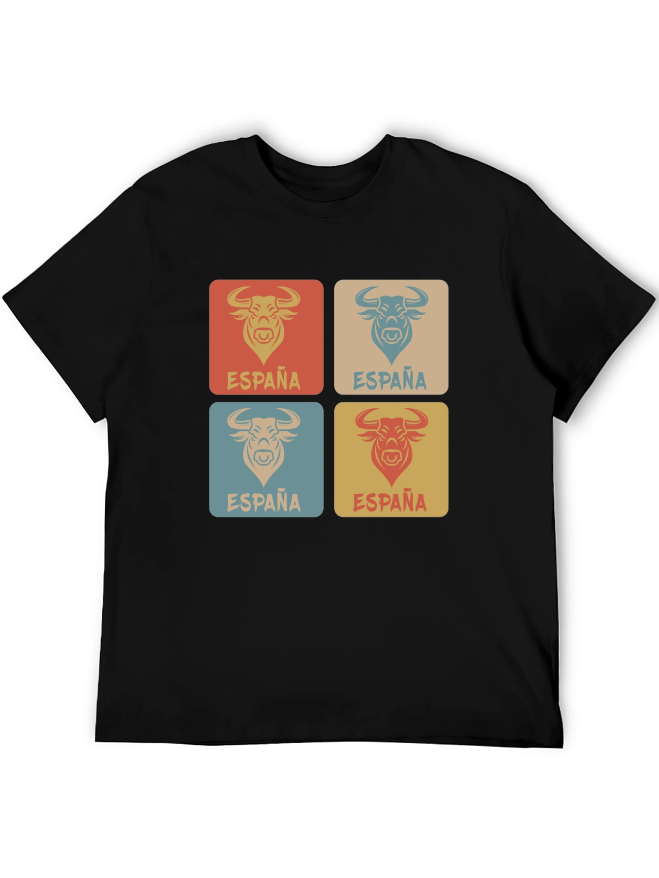 España Bull Graphic Tee - Retro Spain T-Shirt