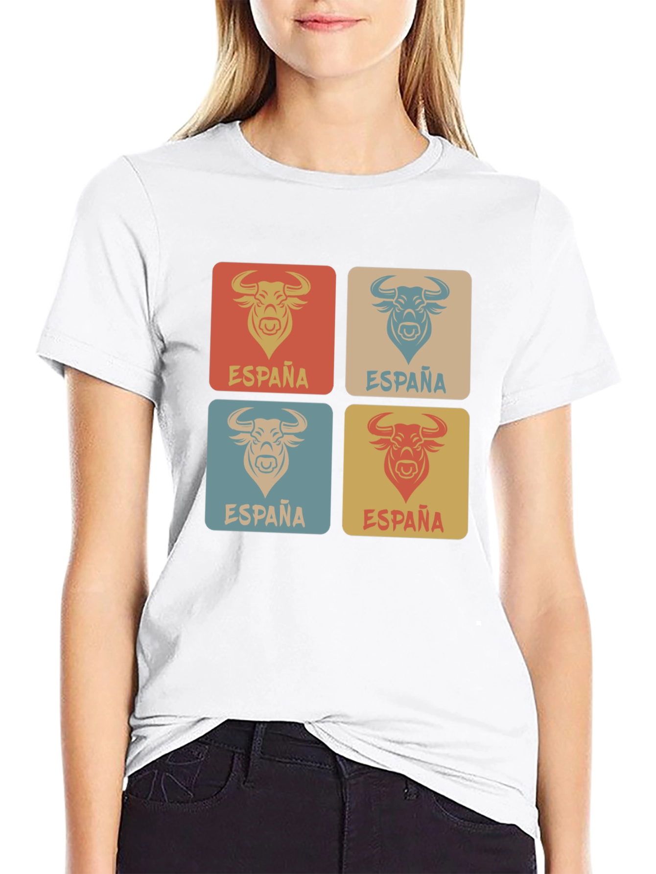 España Bull Graphic Tee - Retro Spain T-Shirt