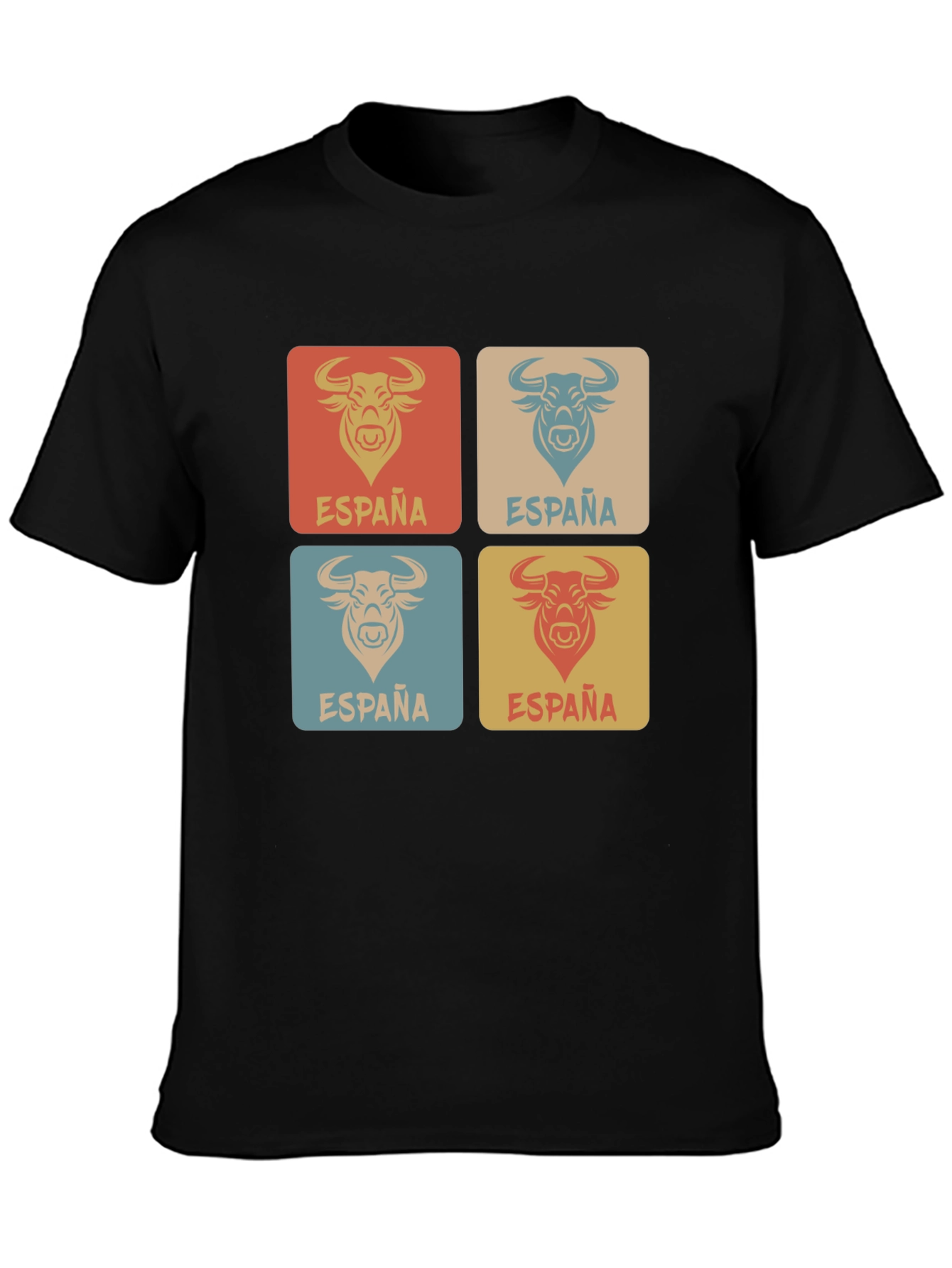 España Bull Graphic Tee - Retro Spain T-Shirt