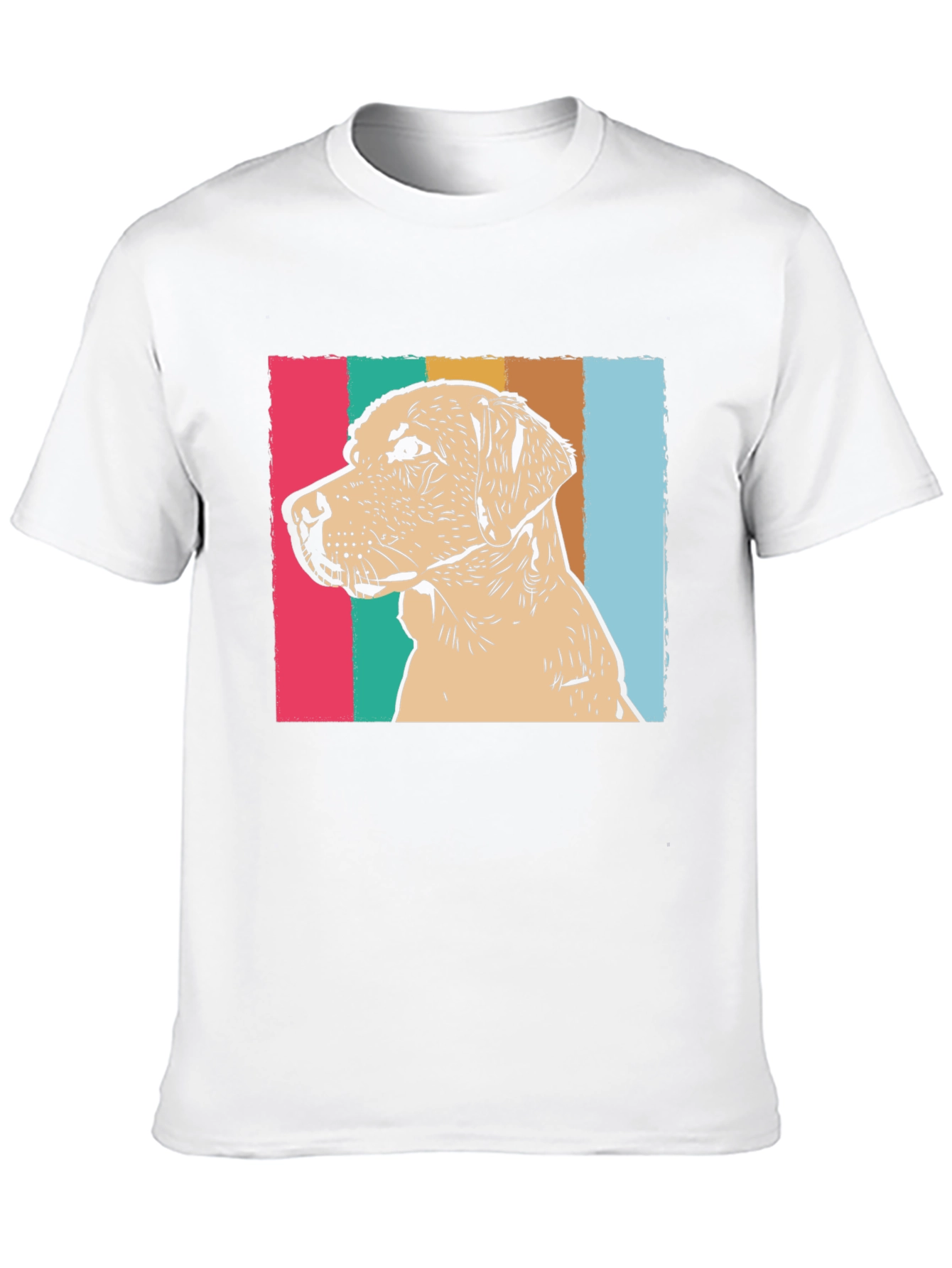 Retro Dog Graphic T-Shirt - Unisex Black Tee