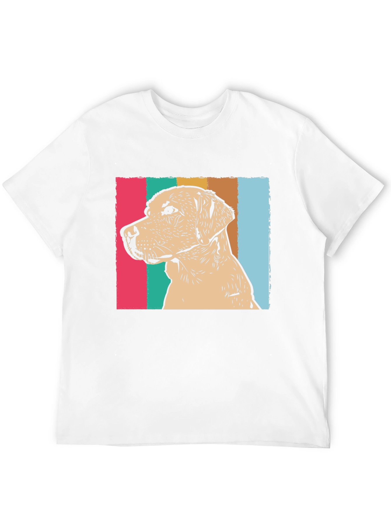 Retro Dog Graphic T-Shirt - Unisex Black Tee
