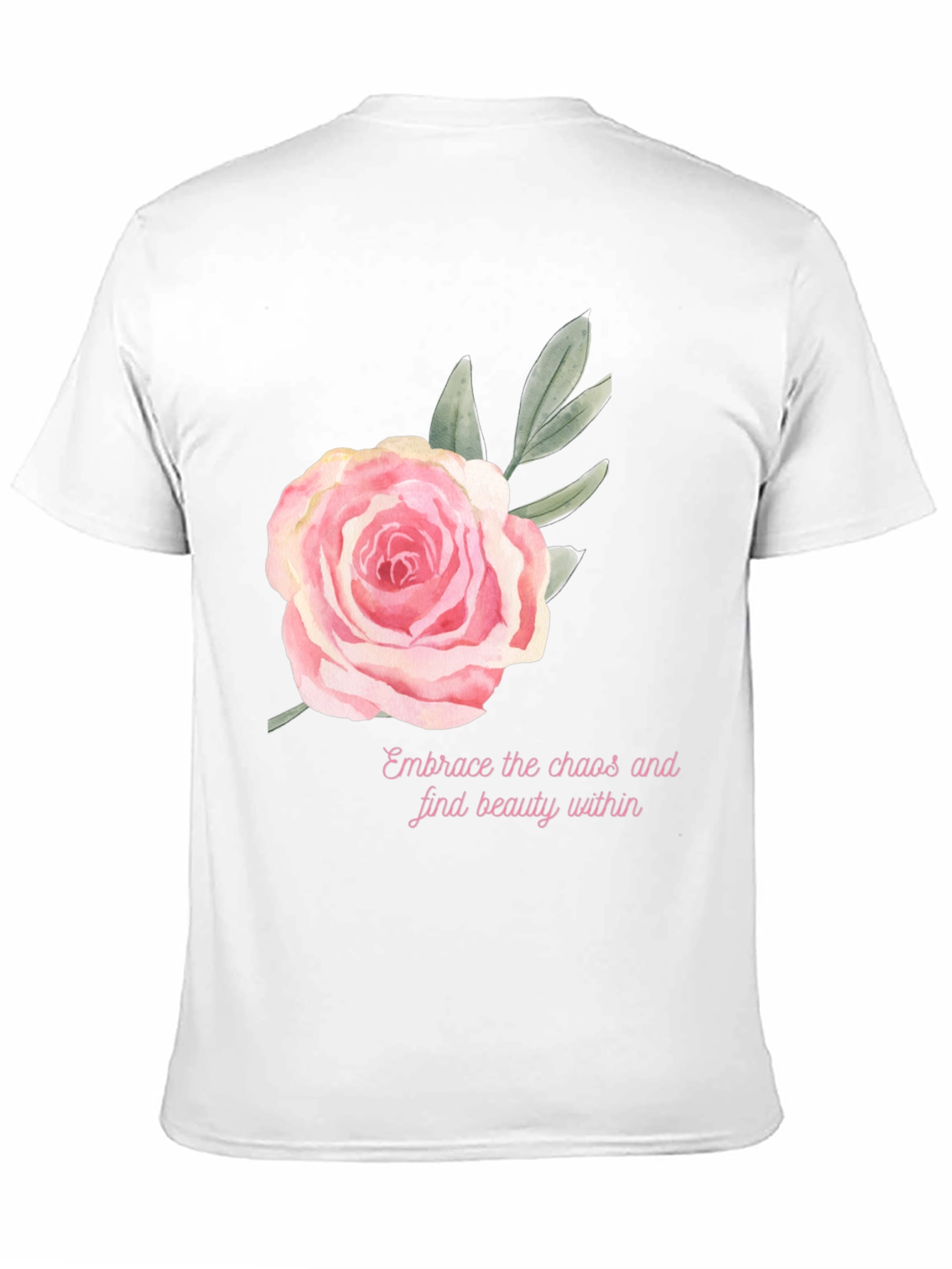 Floral Rose Graphic Tee - Embrace Beauty Within