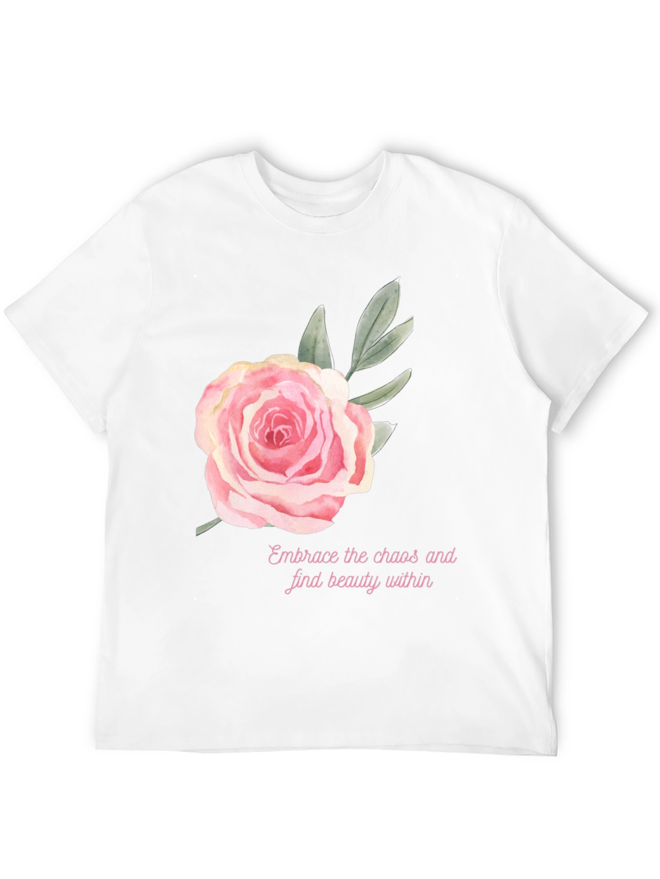 Floral Rose Graphic Tee - Embrace Beauty Within