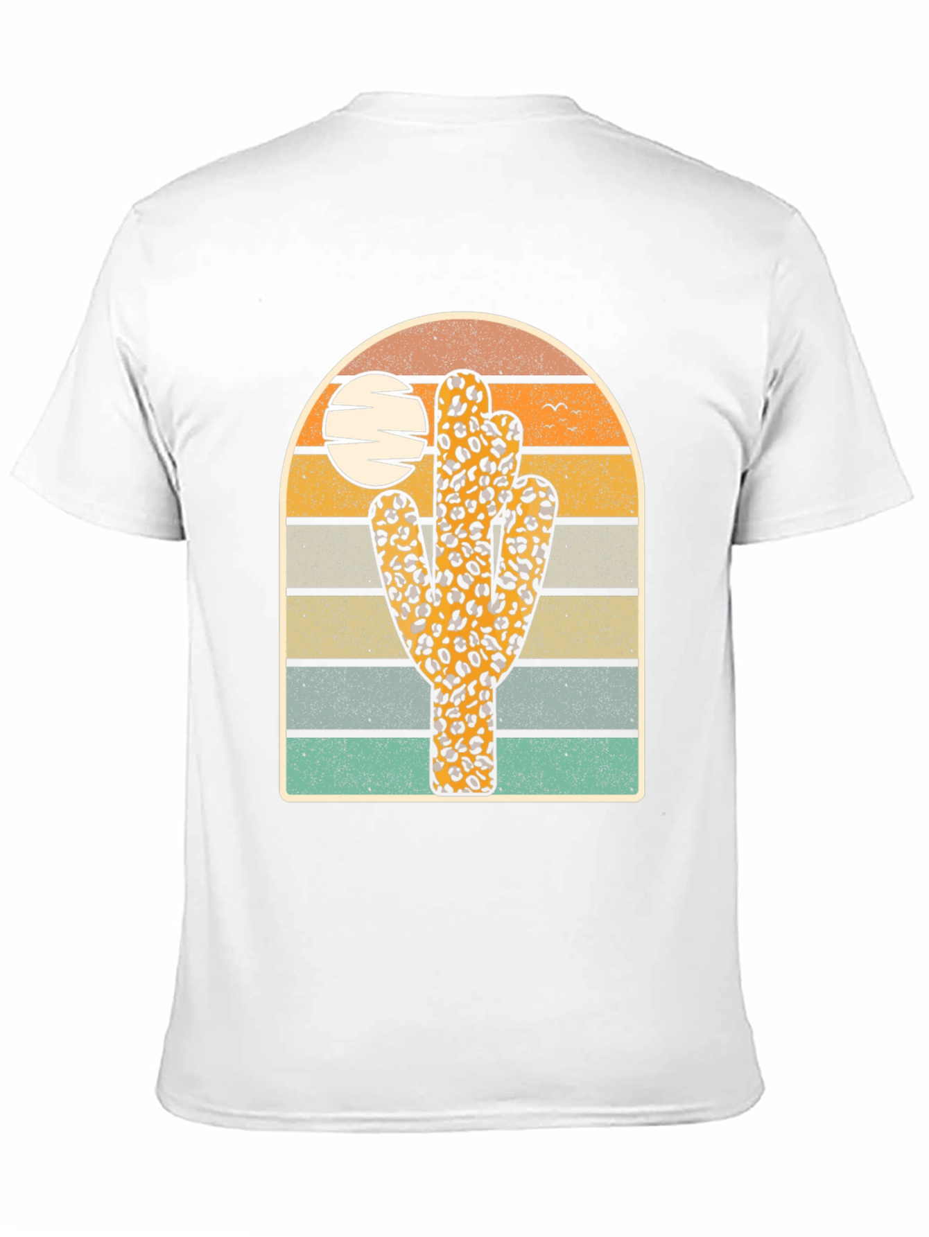 Retro Leopard Cactus Graphic Tee