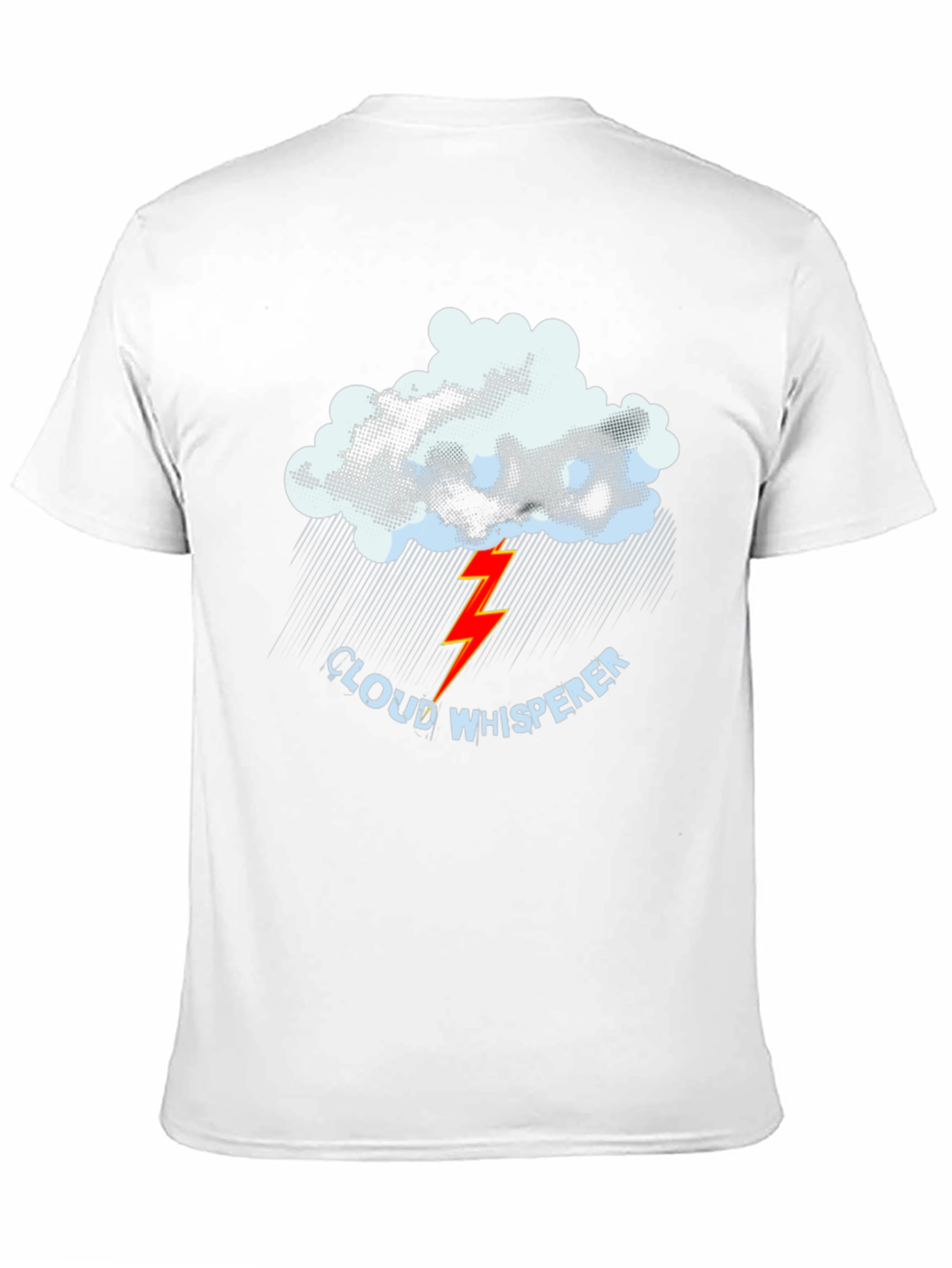 Cloud Whisperer Graphic Tee - Black Cotton