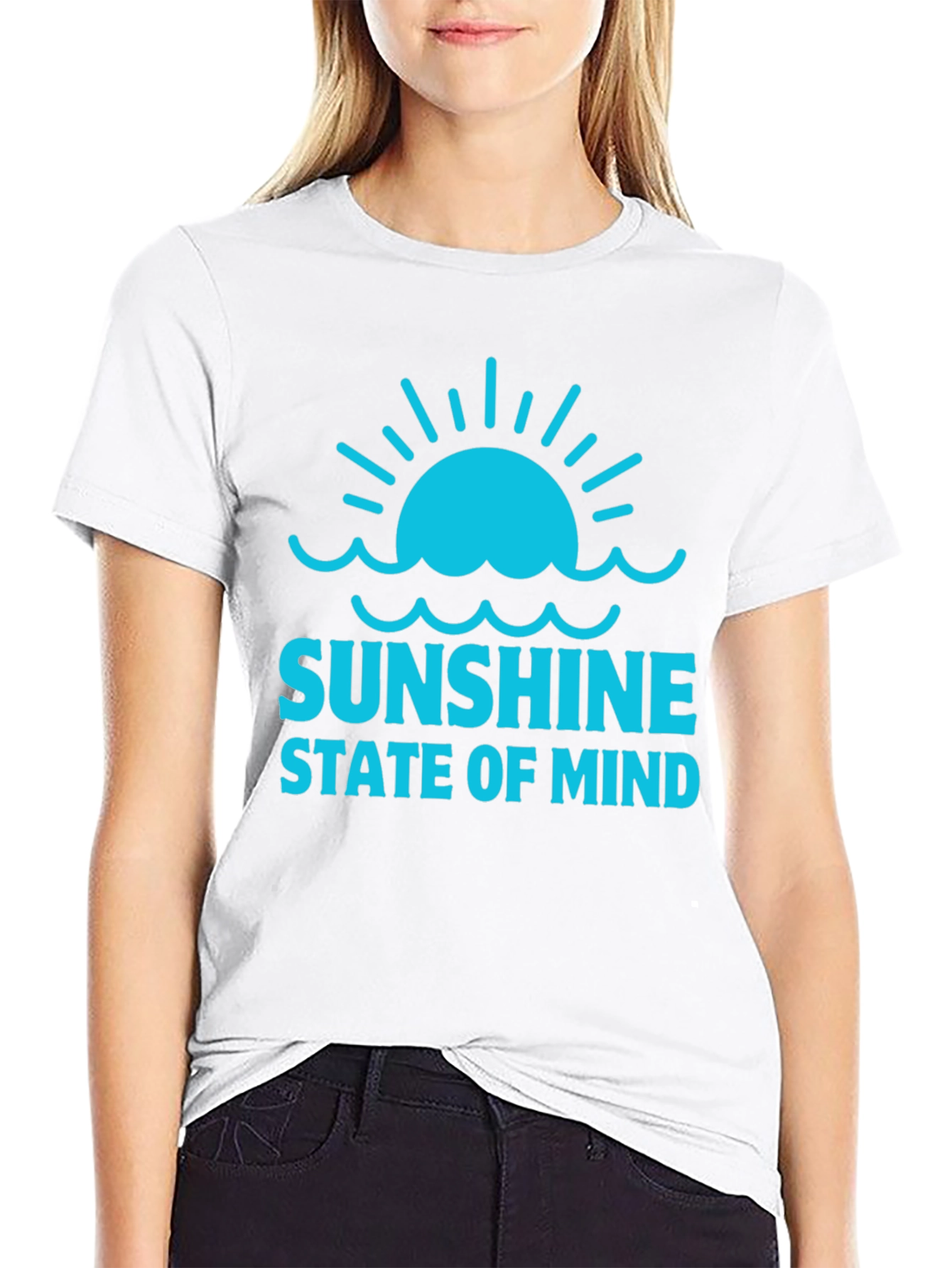 Sunshine State of Mind Graphic Tee - Black