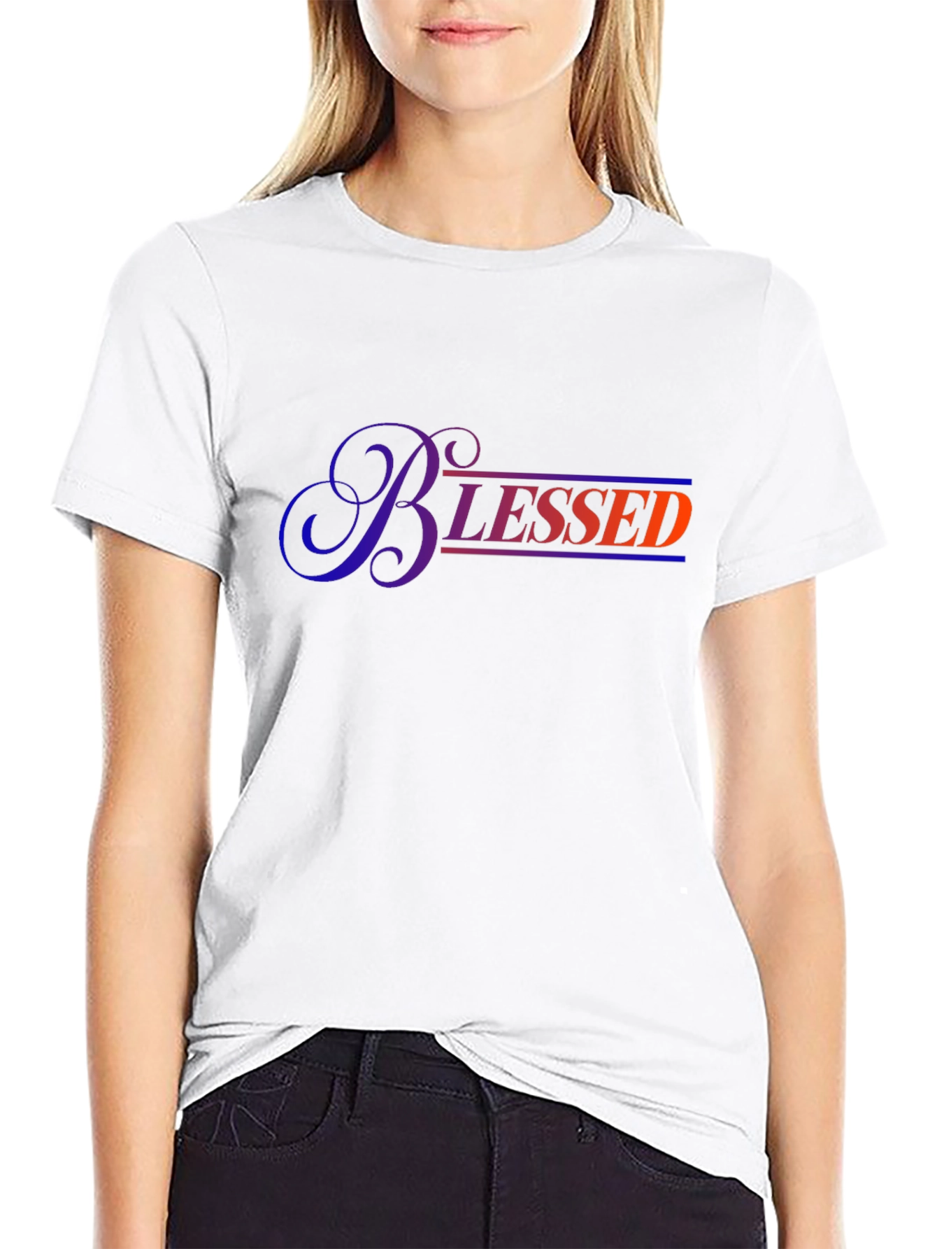 Blessed Graphic T-Shirt - Black