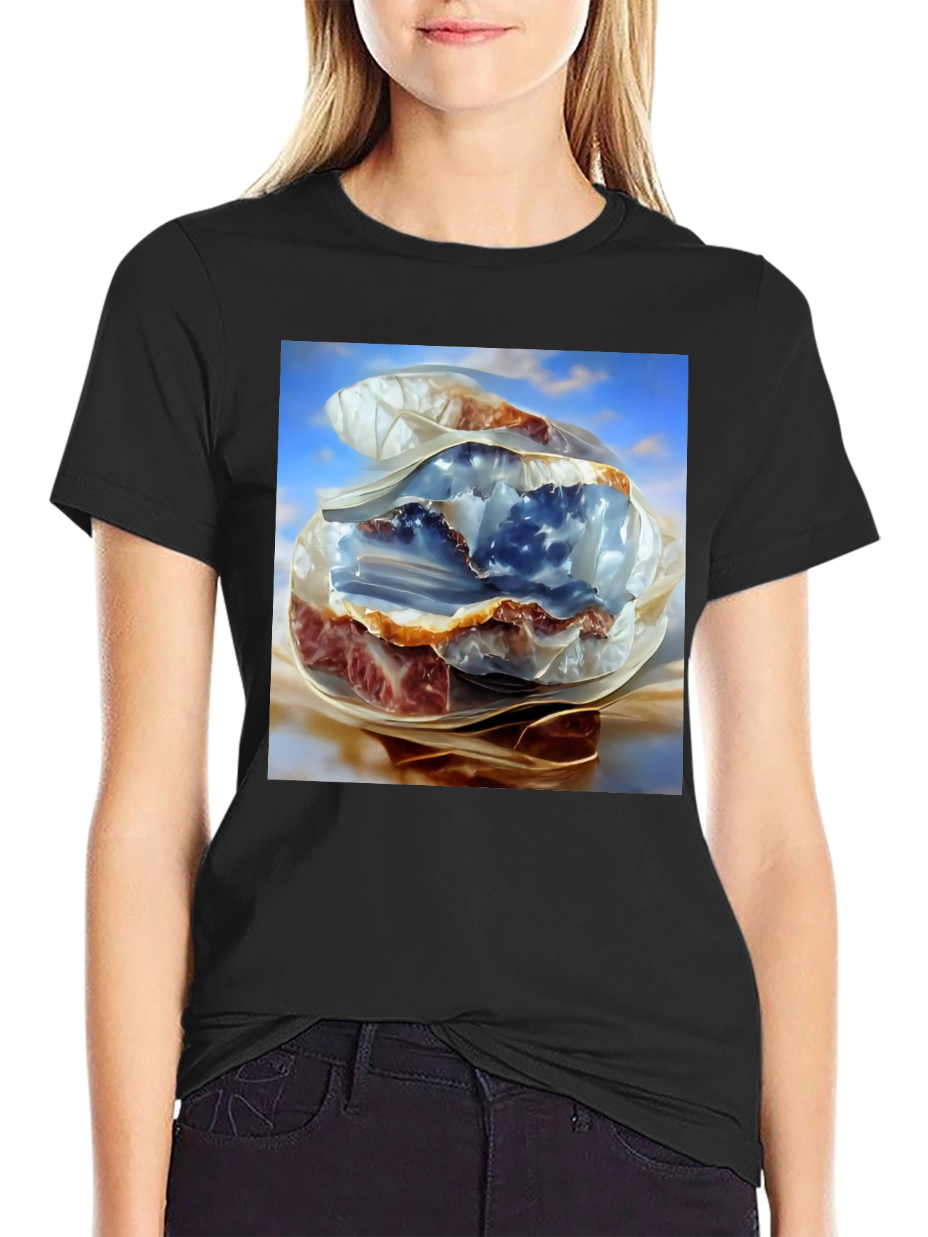 Abstract Food Art Graphic Tee