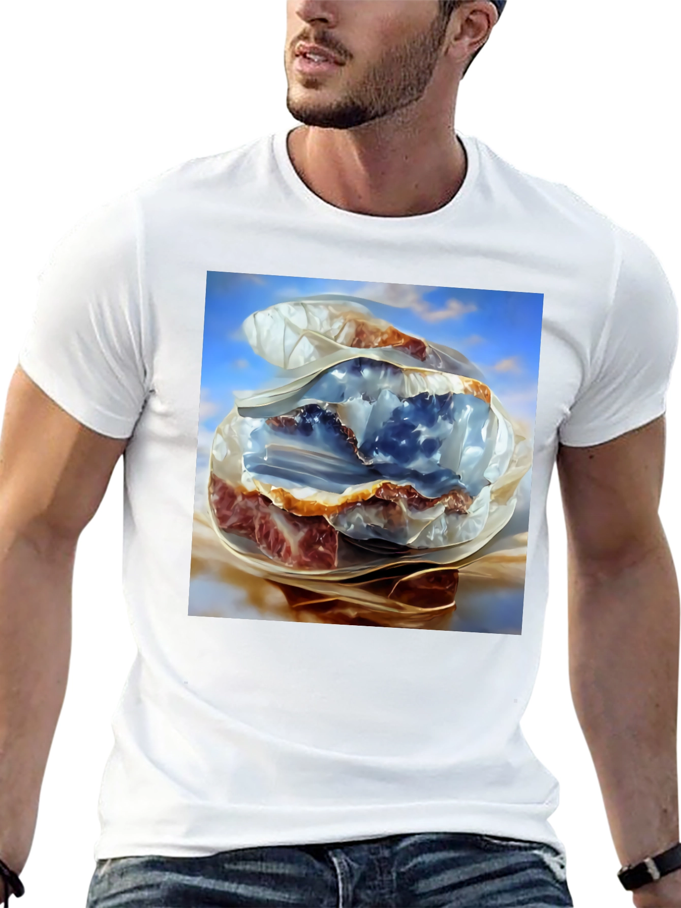 Abstract Food Art Graphic Tee