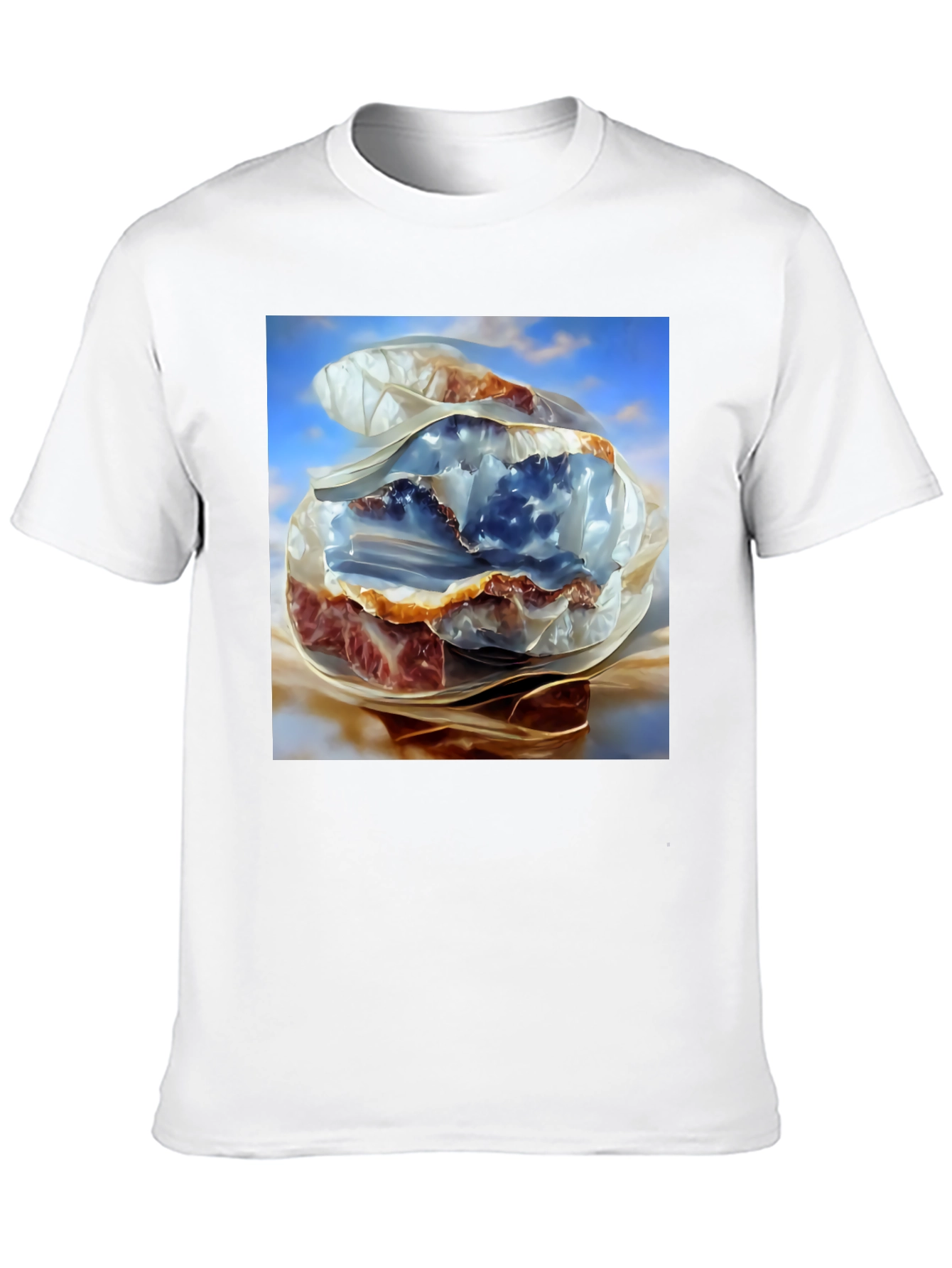 Abstract Food Art Graphic Tee