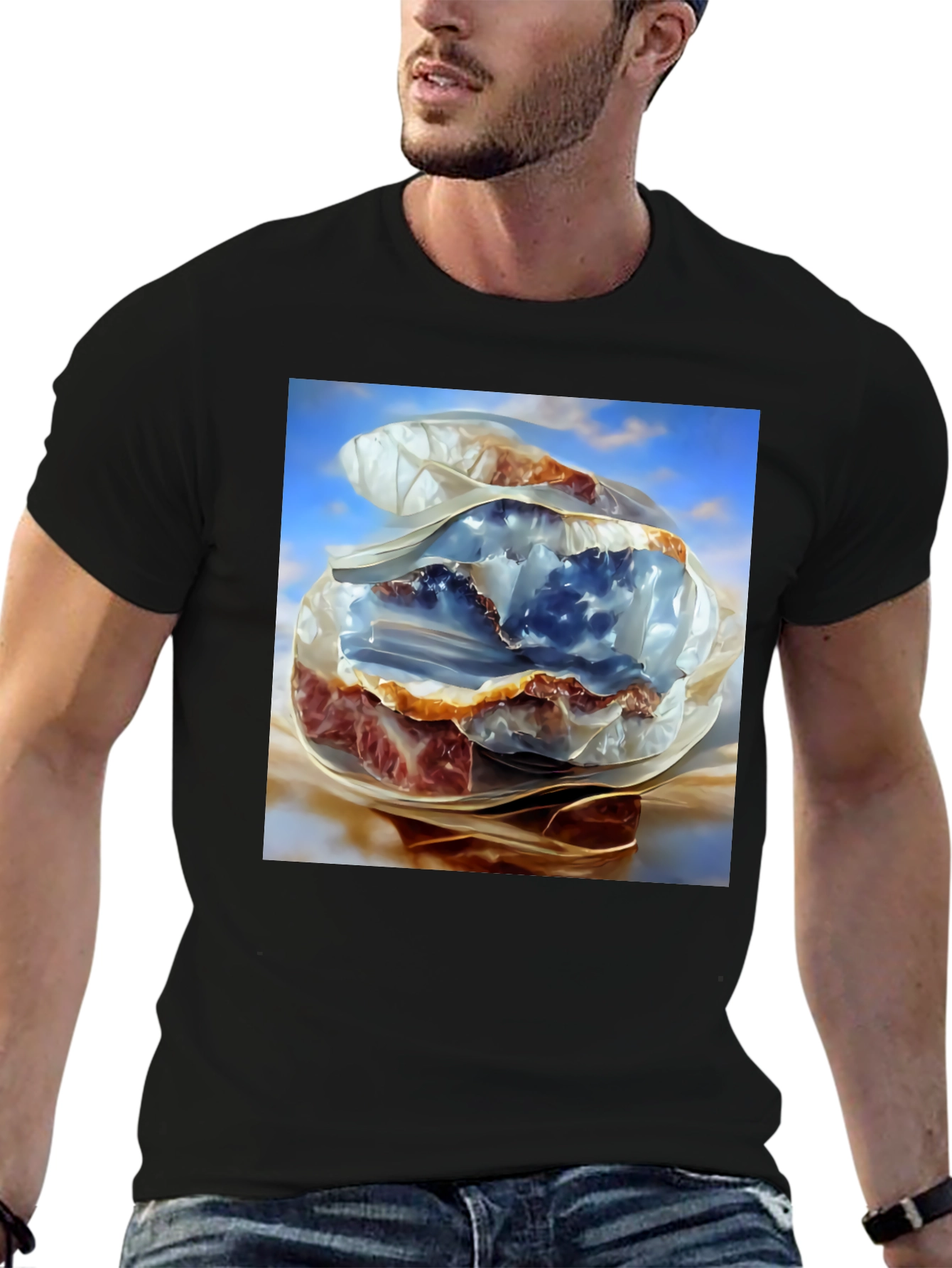Abstract Food Art Graphic Tee