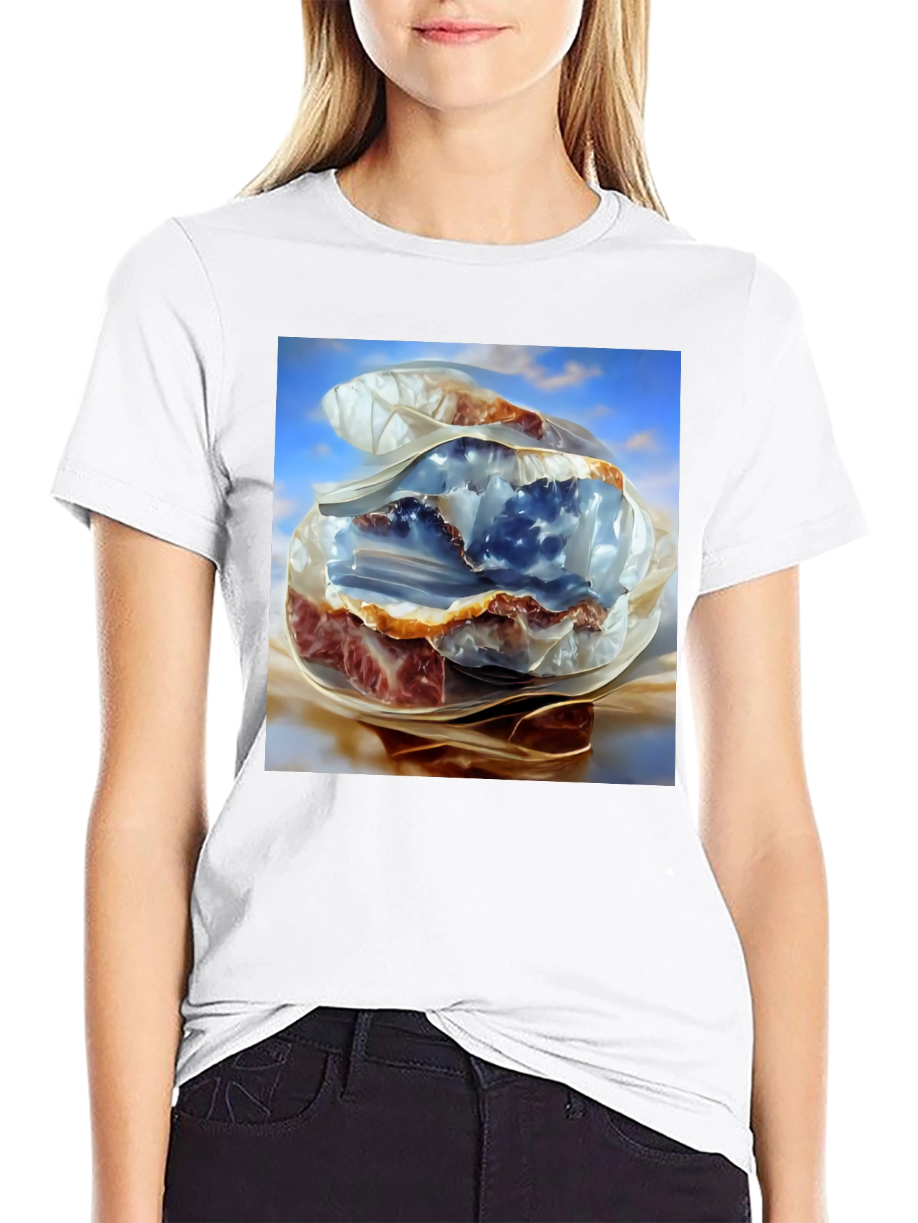 Abstract Food Art Graphic Tee