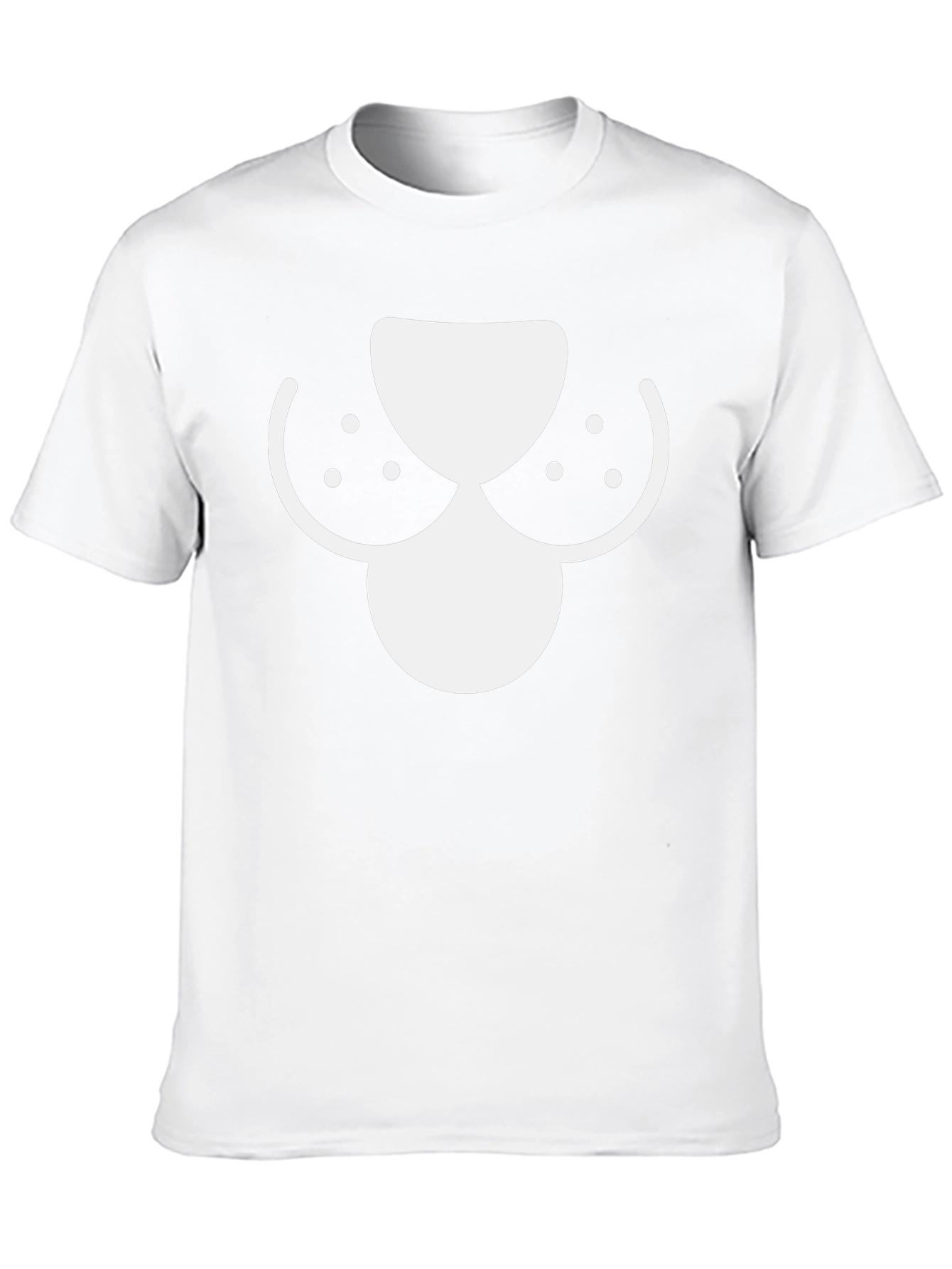 Dog Nose Graphic Tee - Black Cotton Casual Shirt