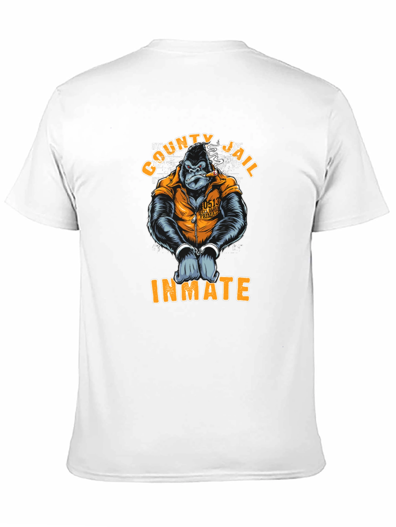 County Jail Inmate Gorilla T-Shirt