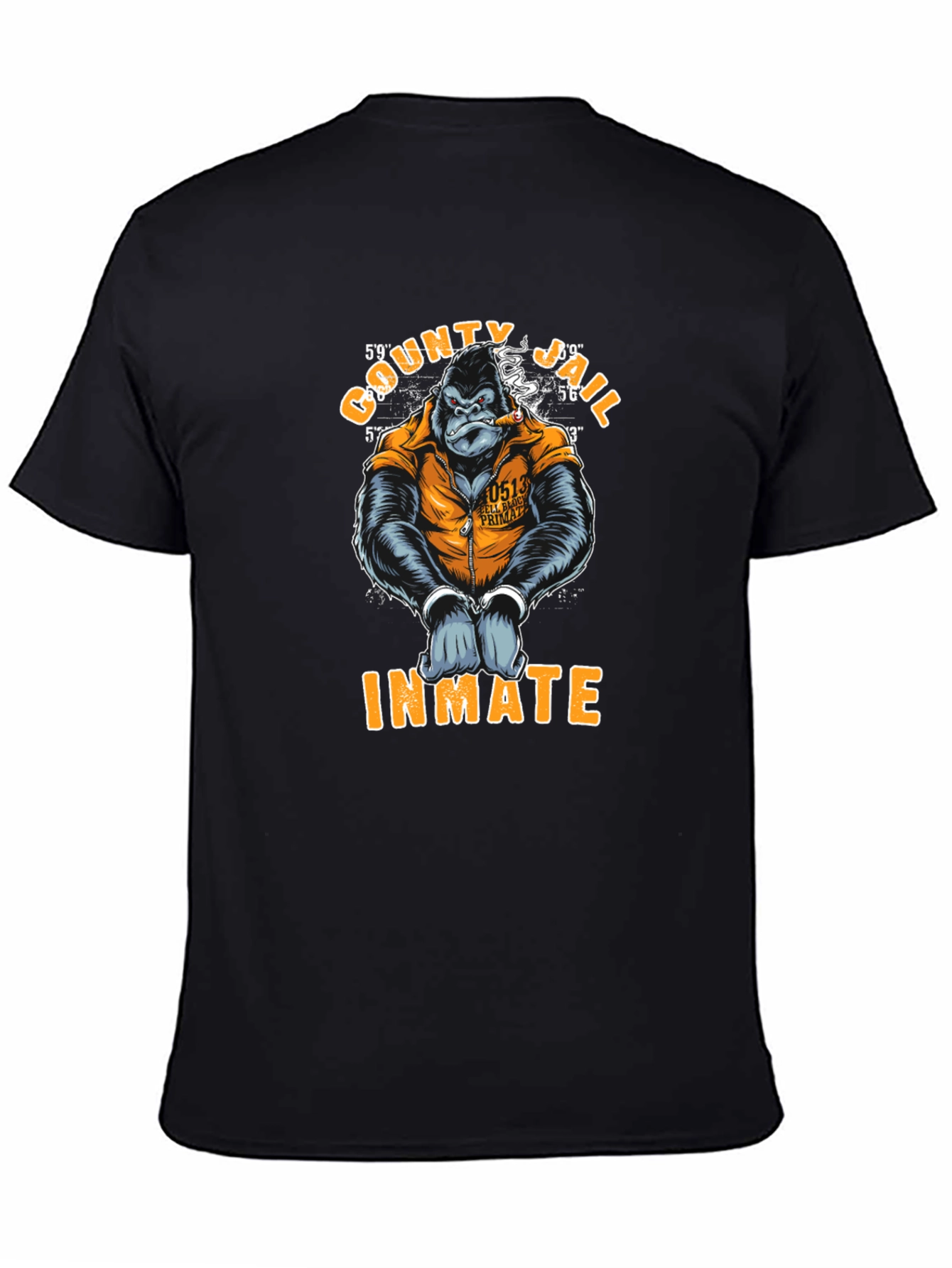 County Jail Inmate Gorilla T-Shirt