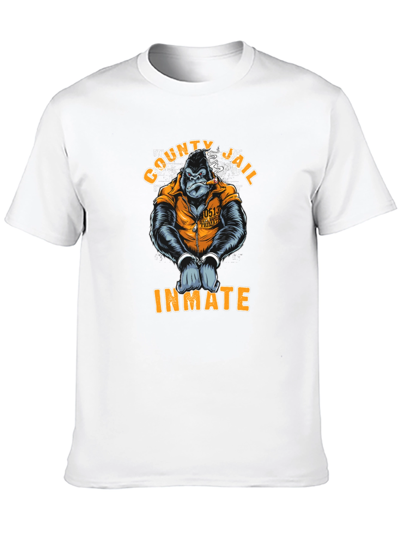 County Jail Inmate Gorilla T-Shirt