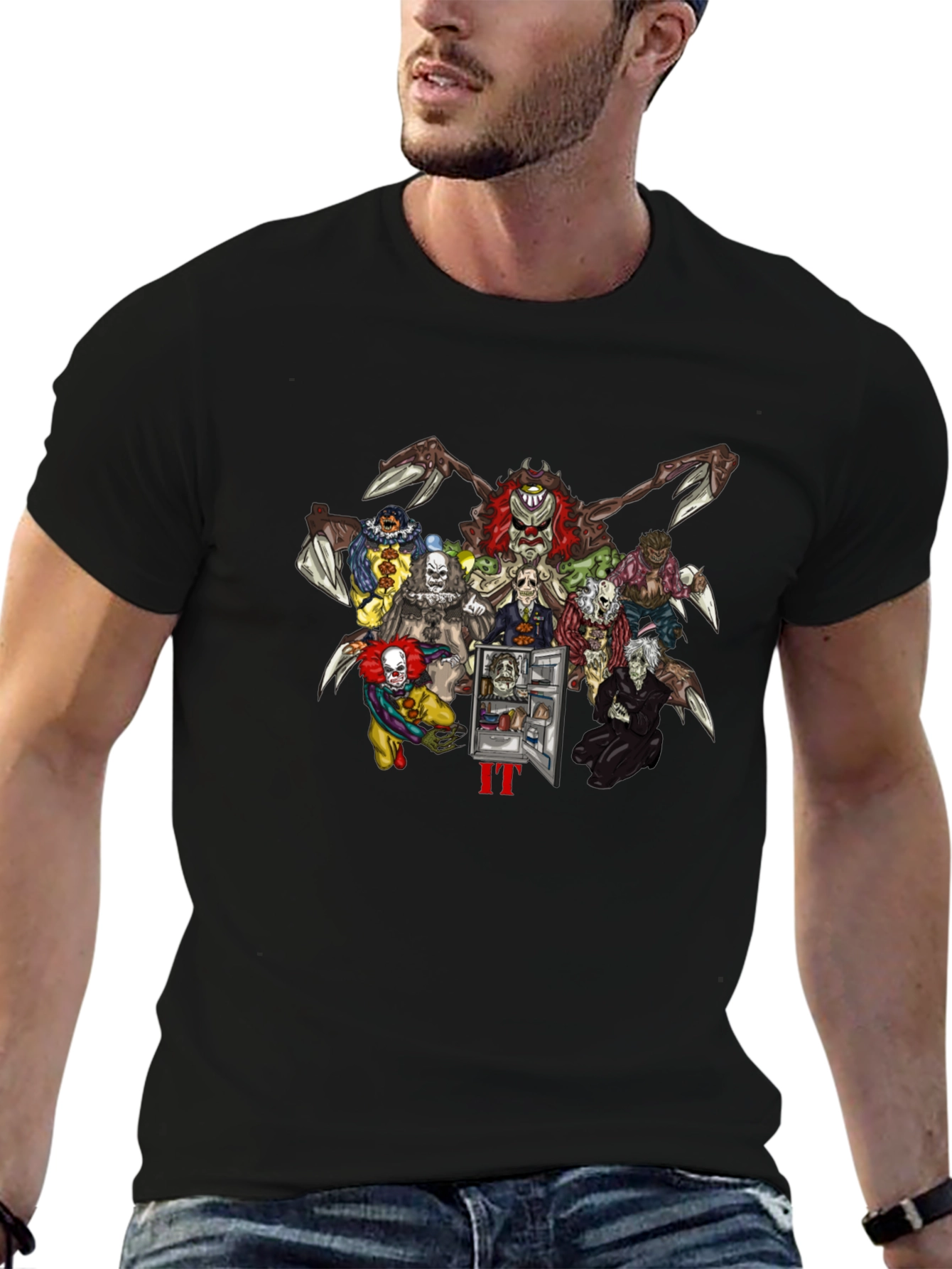 Pennywise IT Horror Movie Character T-Shirt