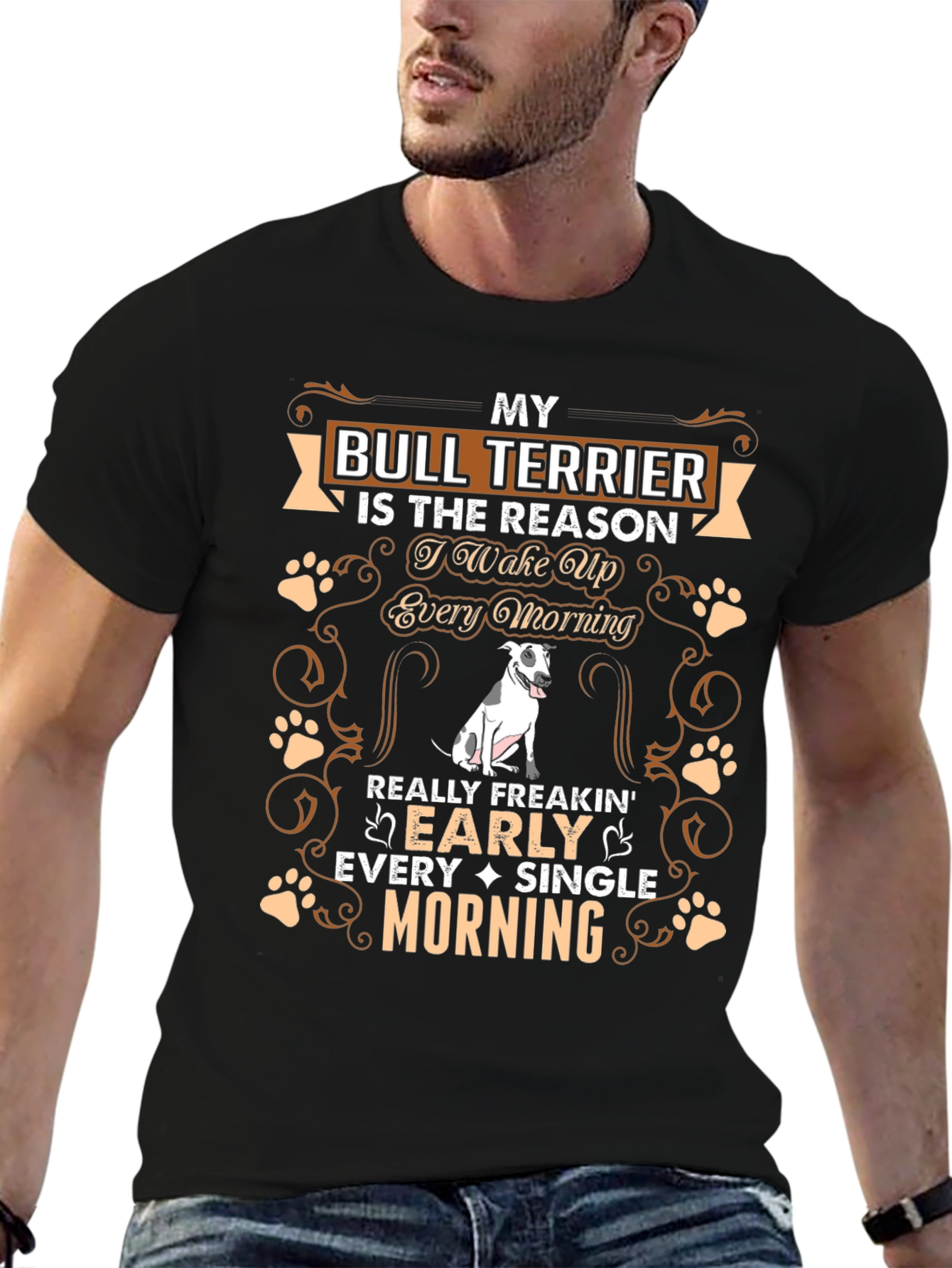 Bull Terrier Lover T-Shirt - Early Morning
