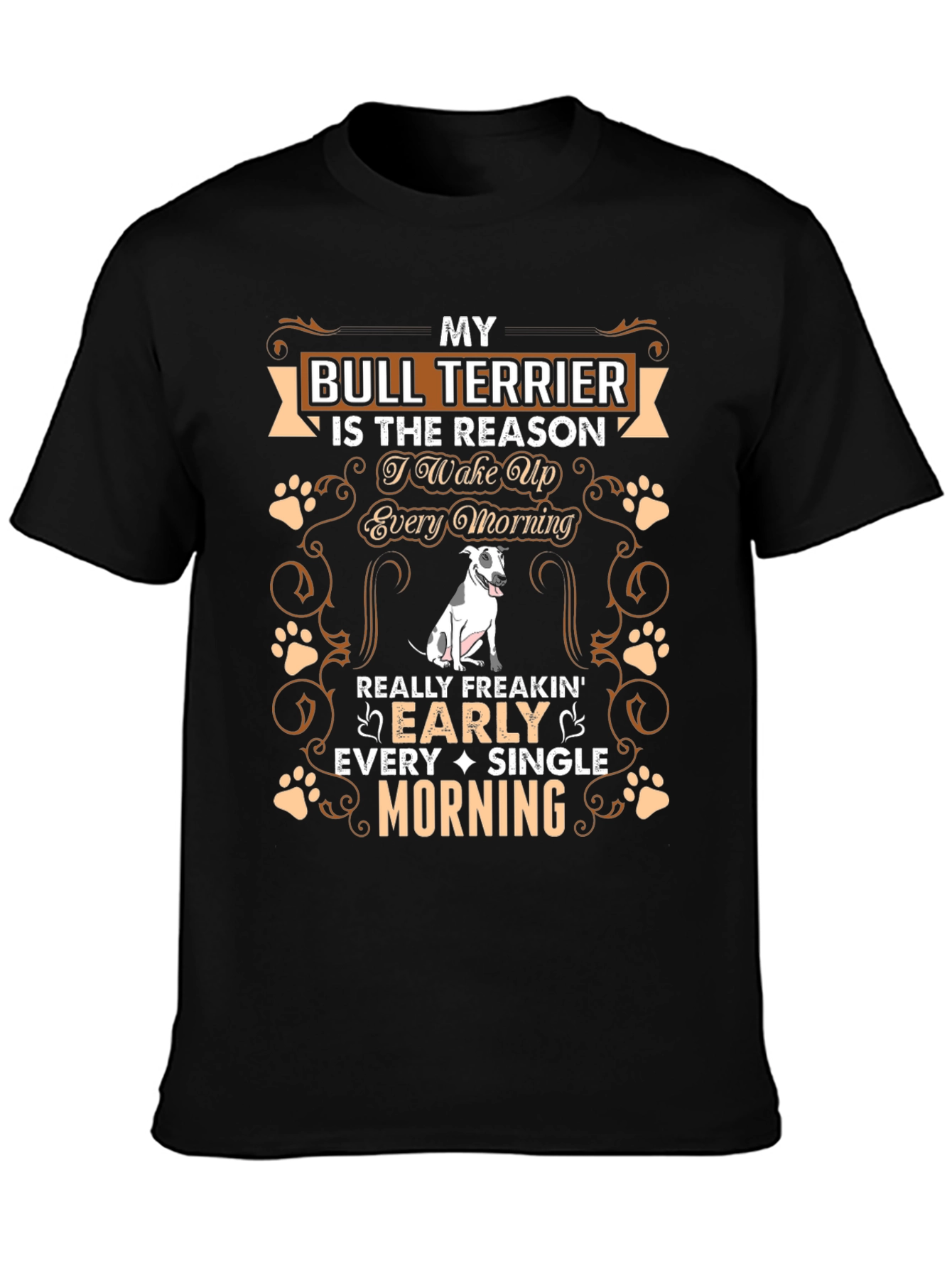 Bull Terrier Lover T-Shirt - Early Morning