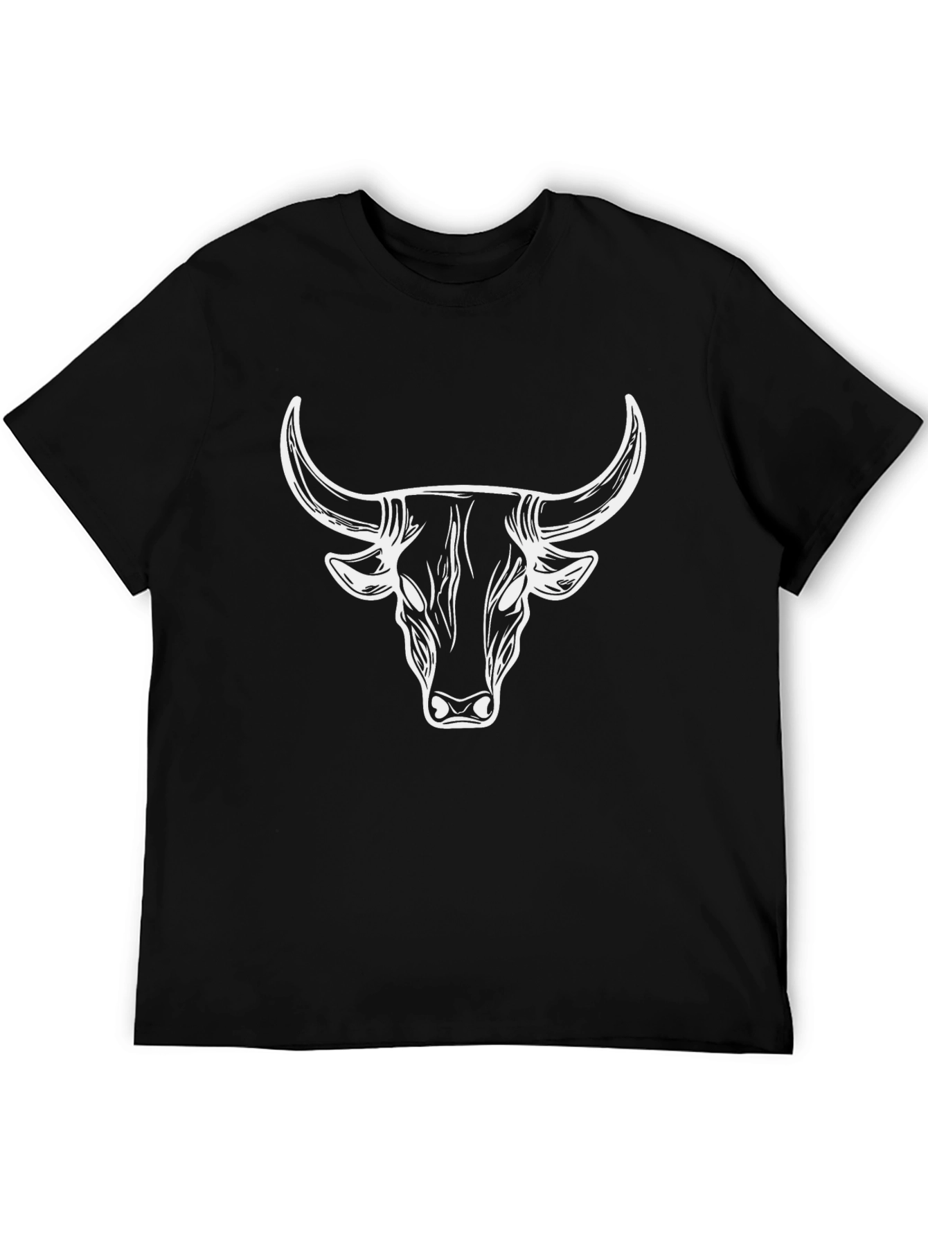 Bold Bull Graphic Tee - Stylish Black T-Shirt