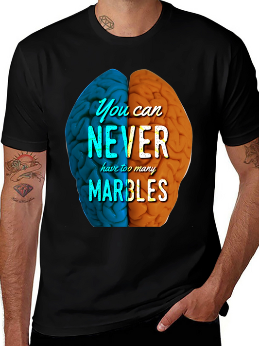 Brain Marbles Graphic Tee - You Can Never Have Too Many