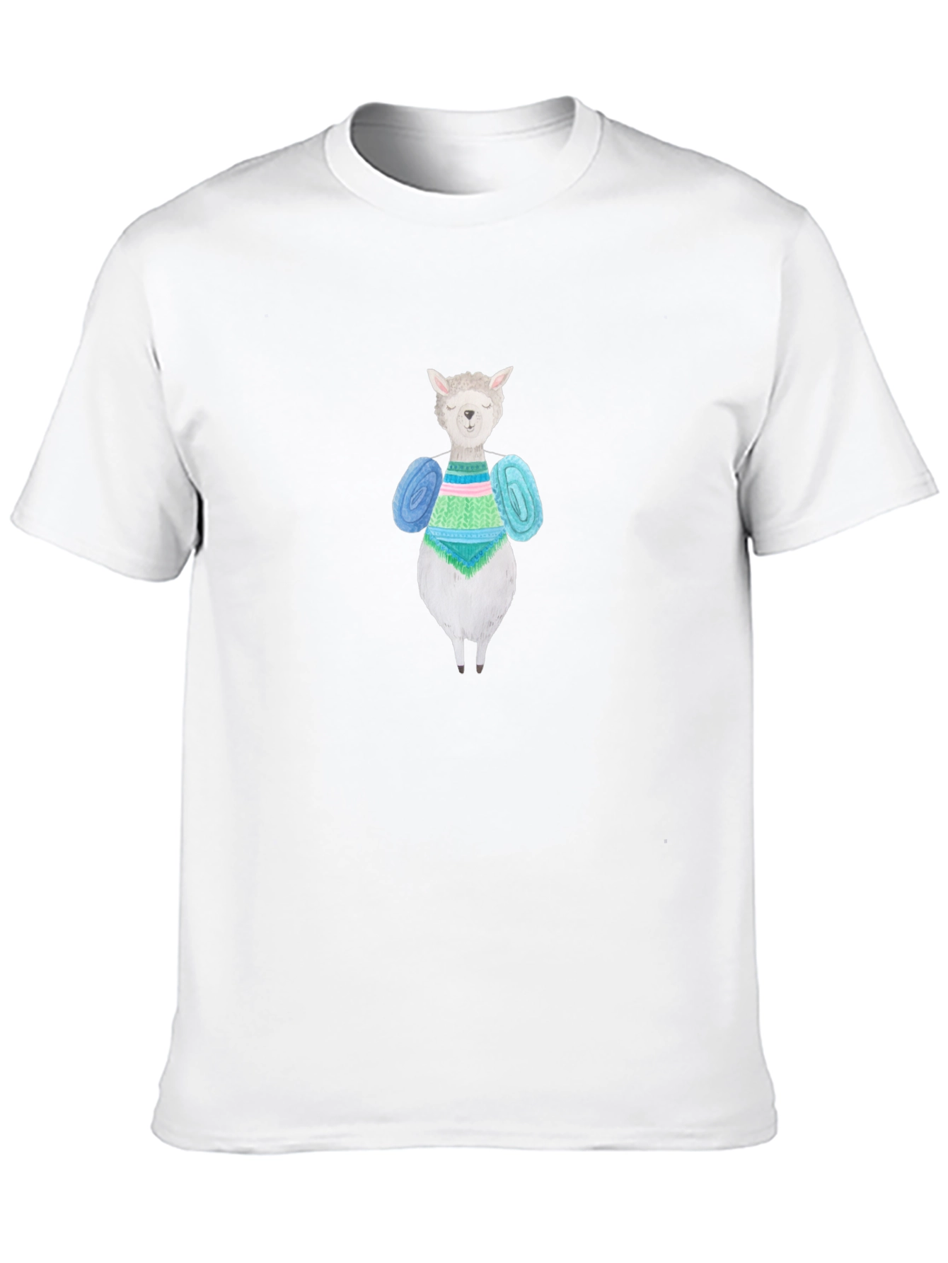 Knitting Alpaca T-Shirt - Unique Design