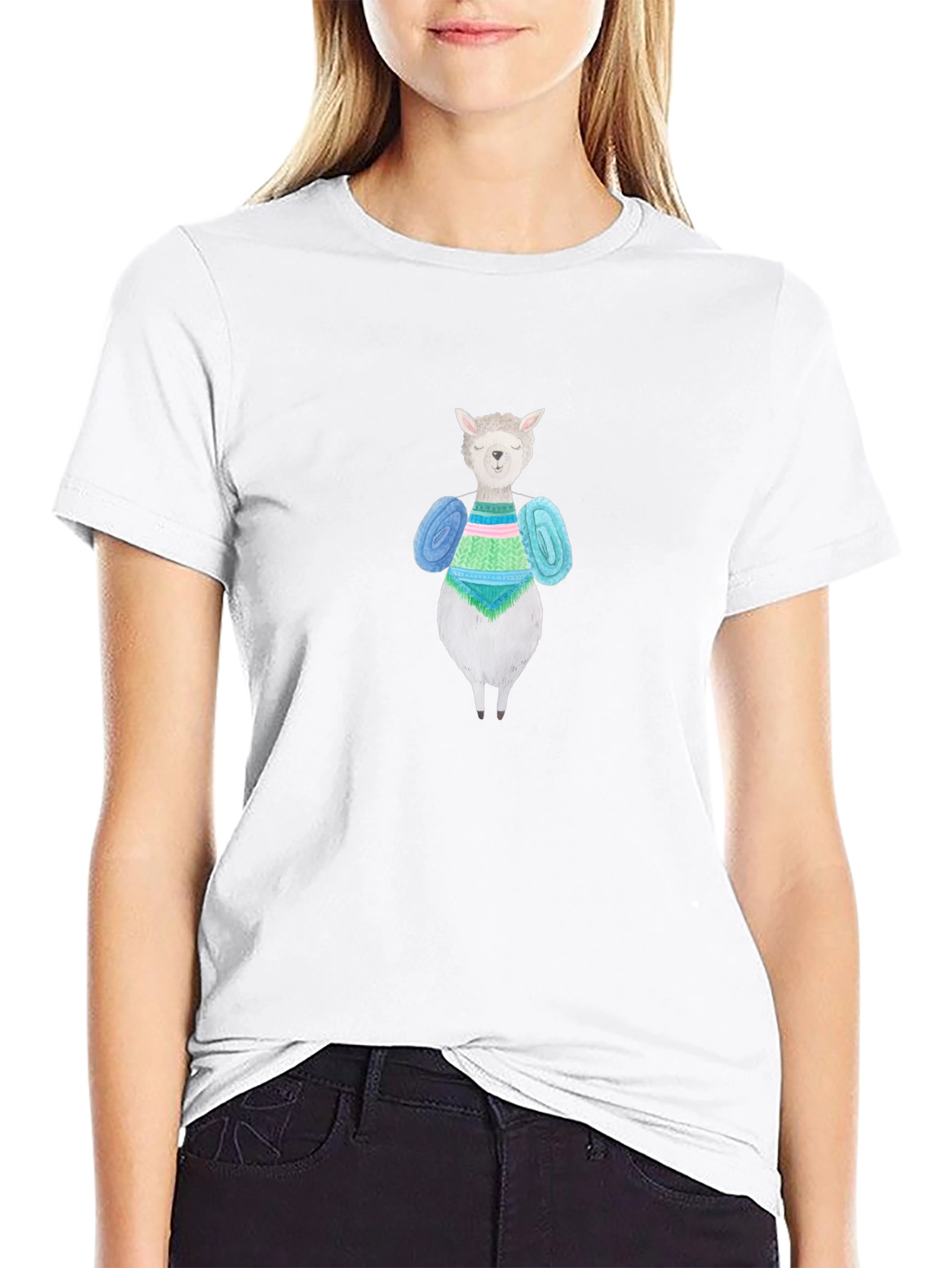 Knitting Alpaca T-Shirt - Unique Design