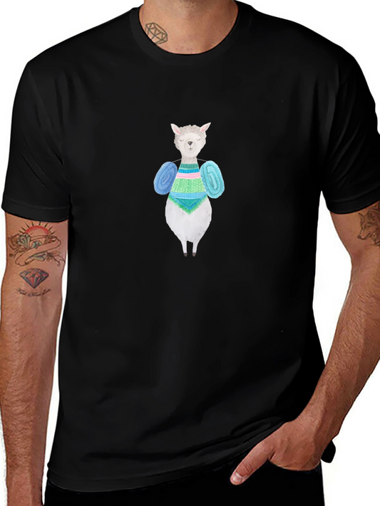 Knitting Alpaca T-Shirt - Unique Design