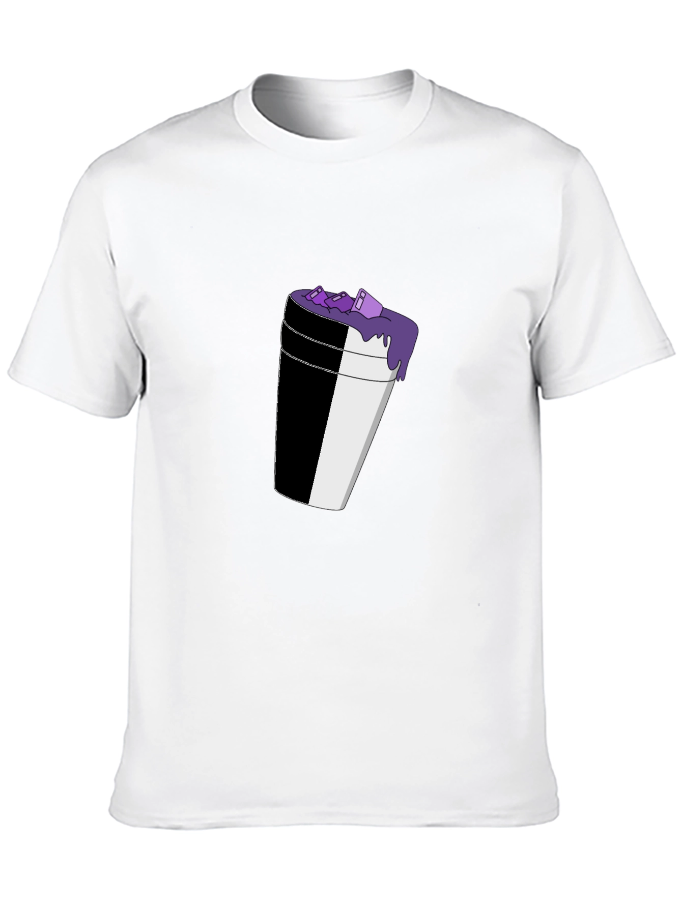 Lean Cup Graphic Black T-Shirt