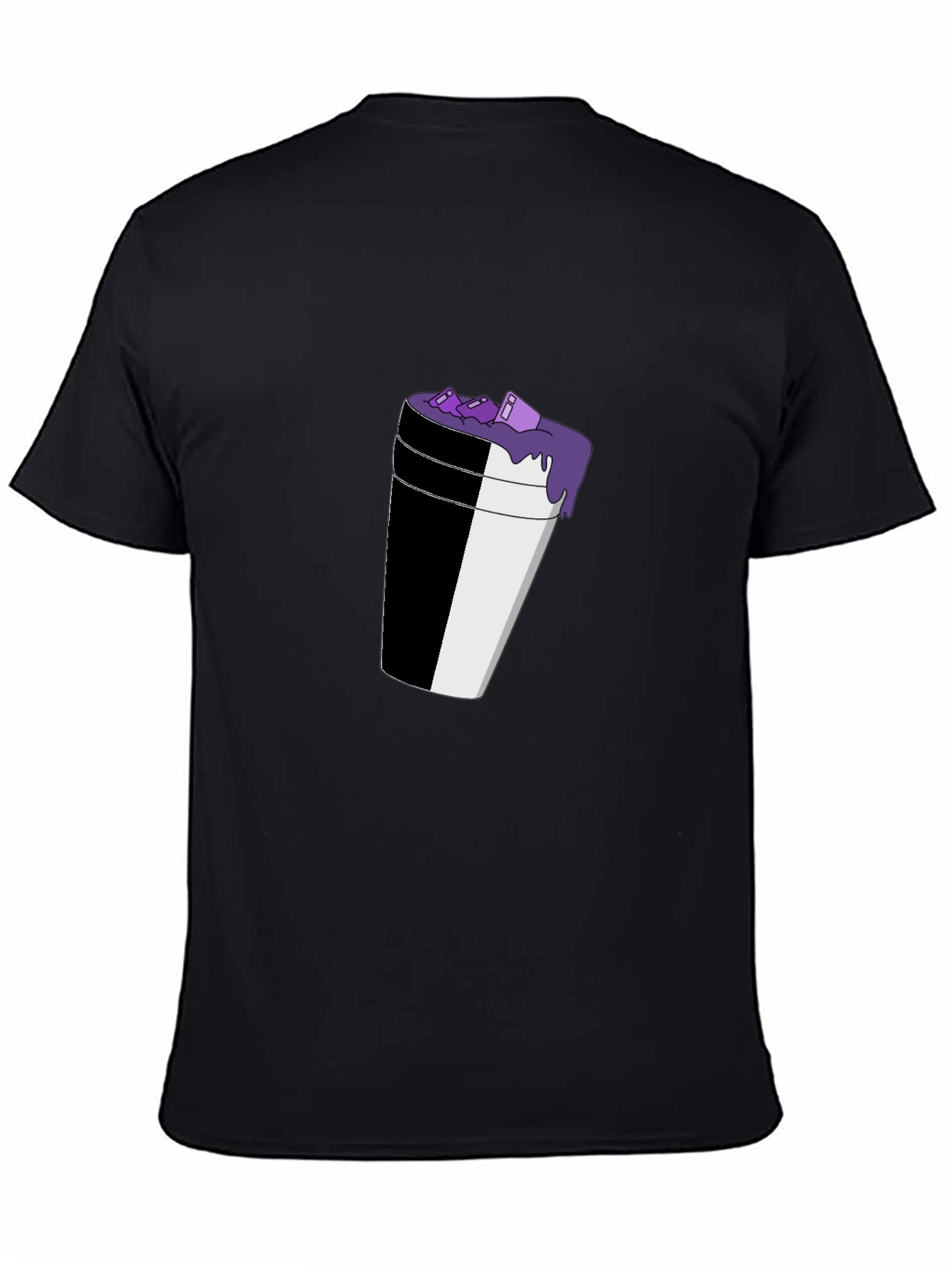 Lean Cup Graphic Black T-Shirt