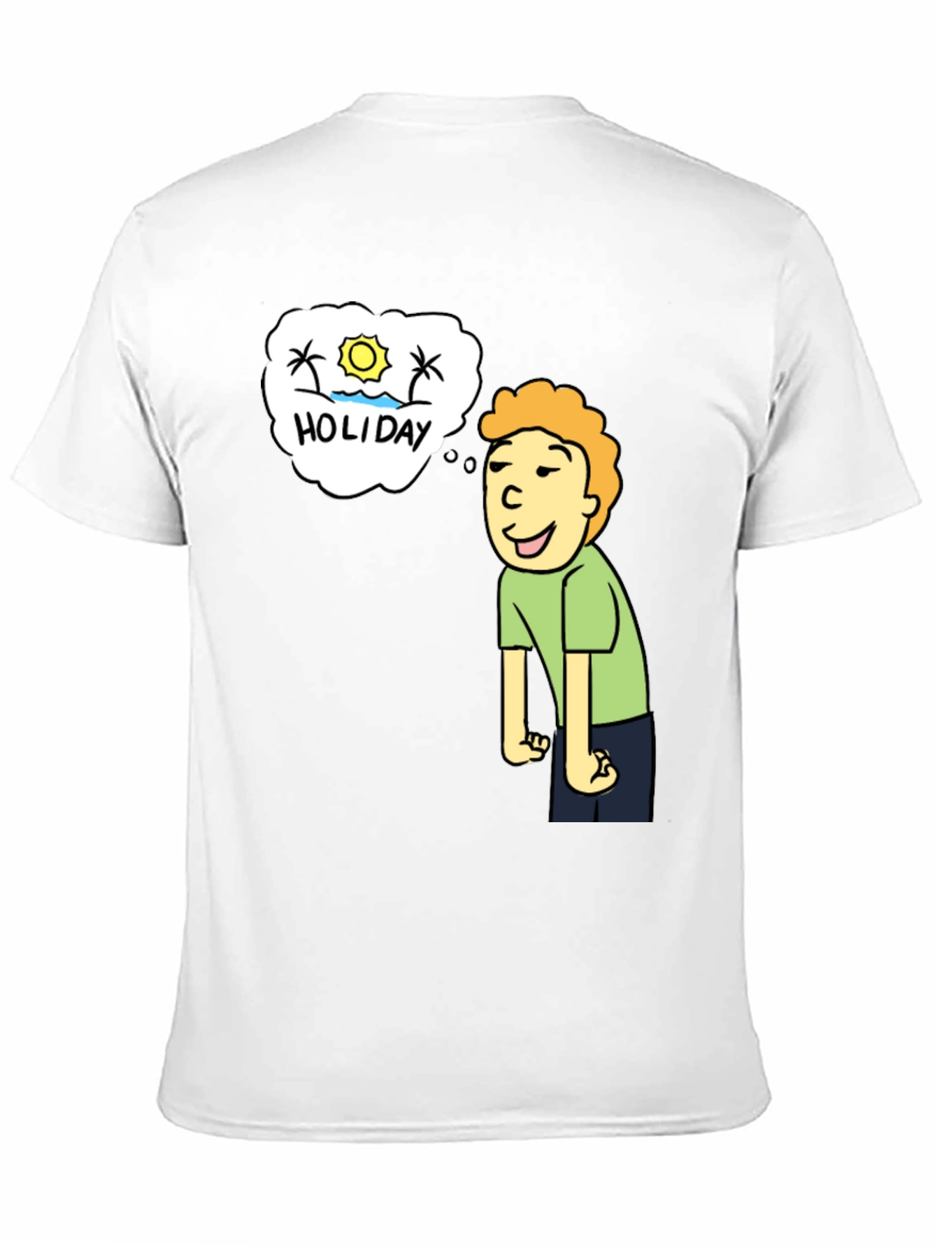 Holiday Dreaming T-Shirt - Cartoon Graphic Tee