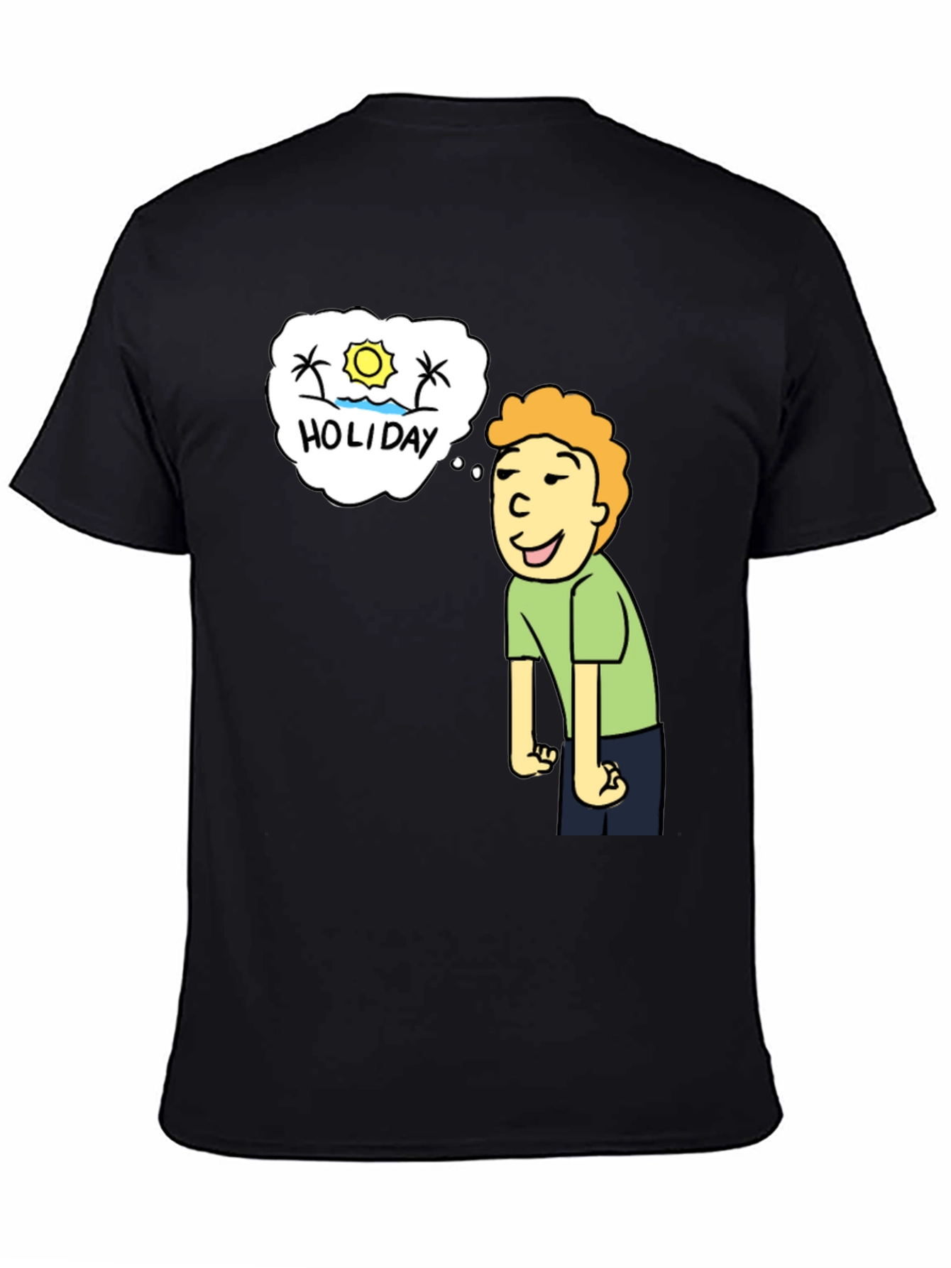 Holiday Dreaming T-Shirt - Cartoon Graphic Tee