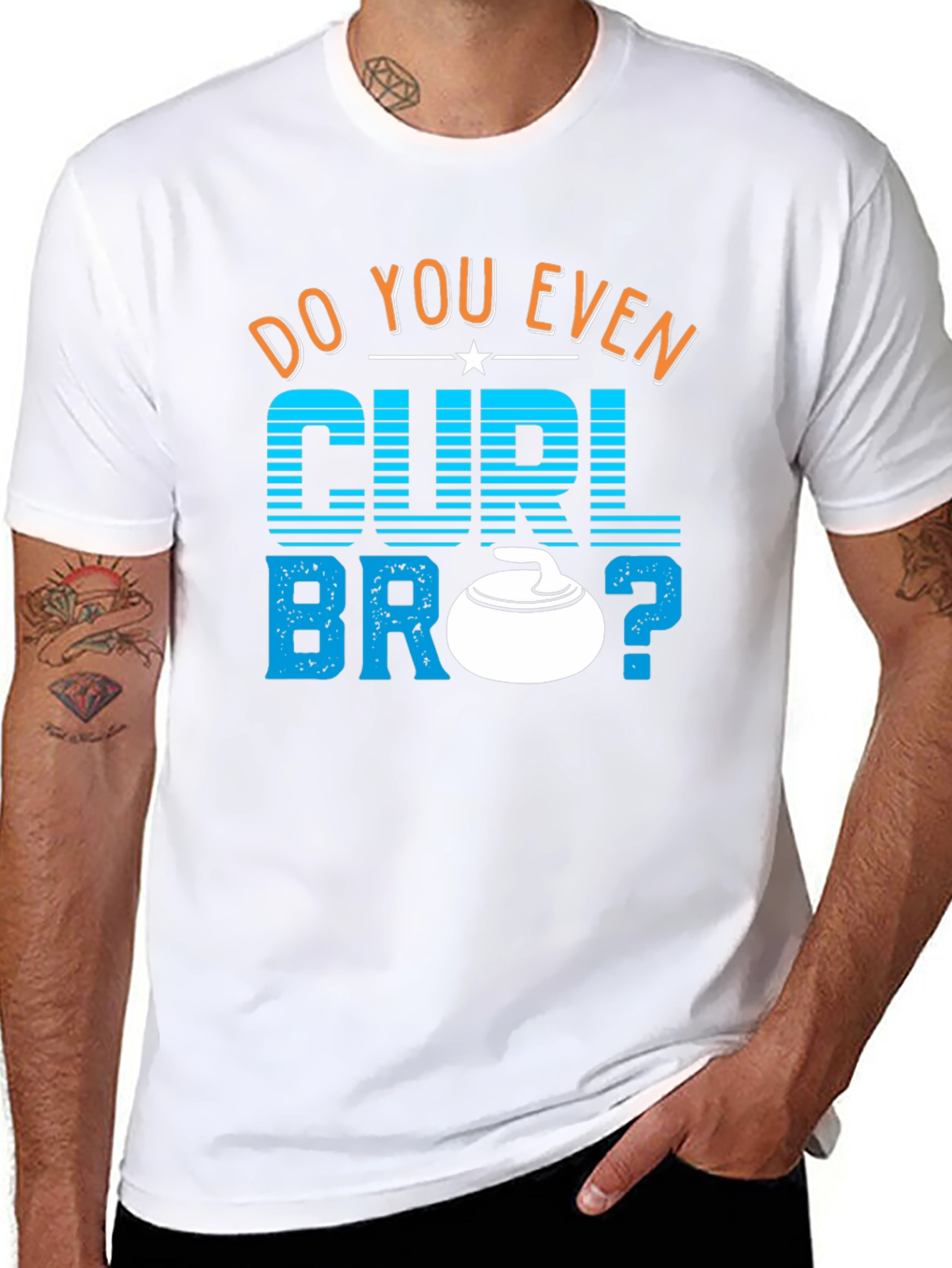 Do You Even Curl Bro? Graphic T-Shirt