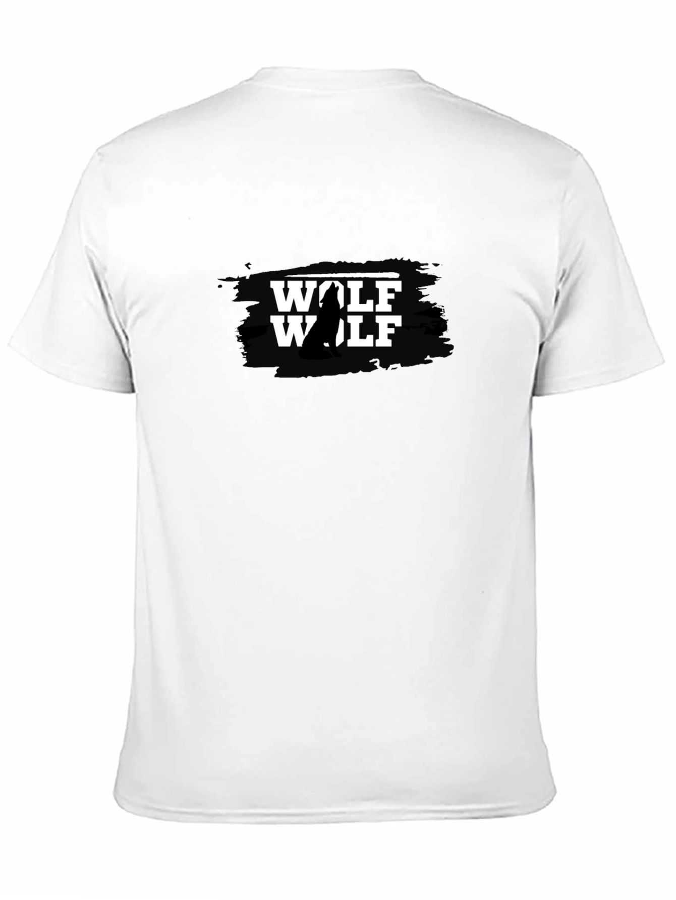 Wolf Graphic T-Shirt - Black Mens