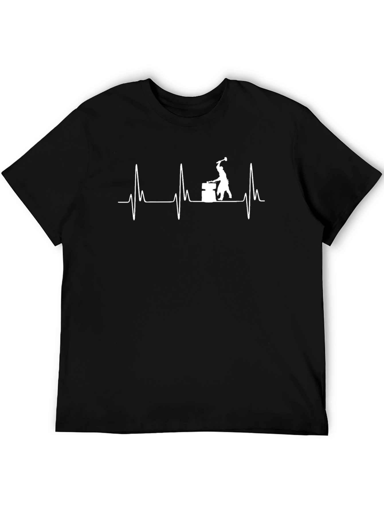 Blacksmith Heartbeat T-Shirt - Forging Passion!