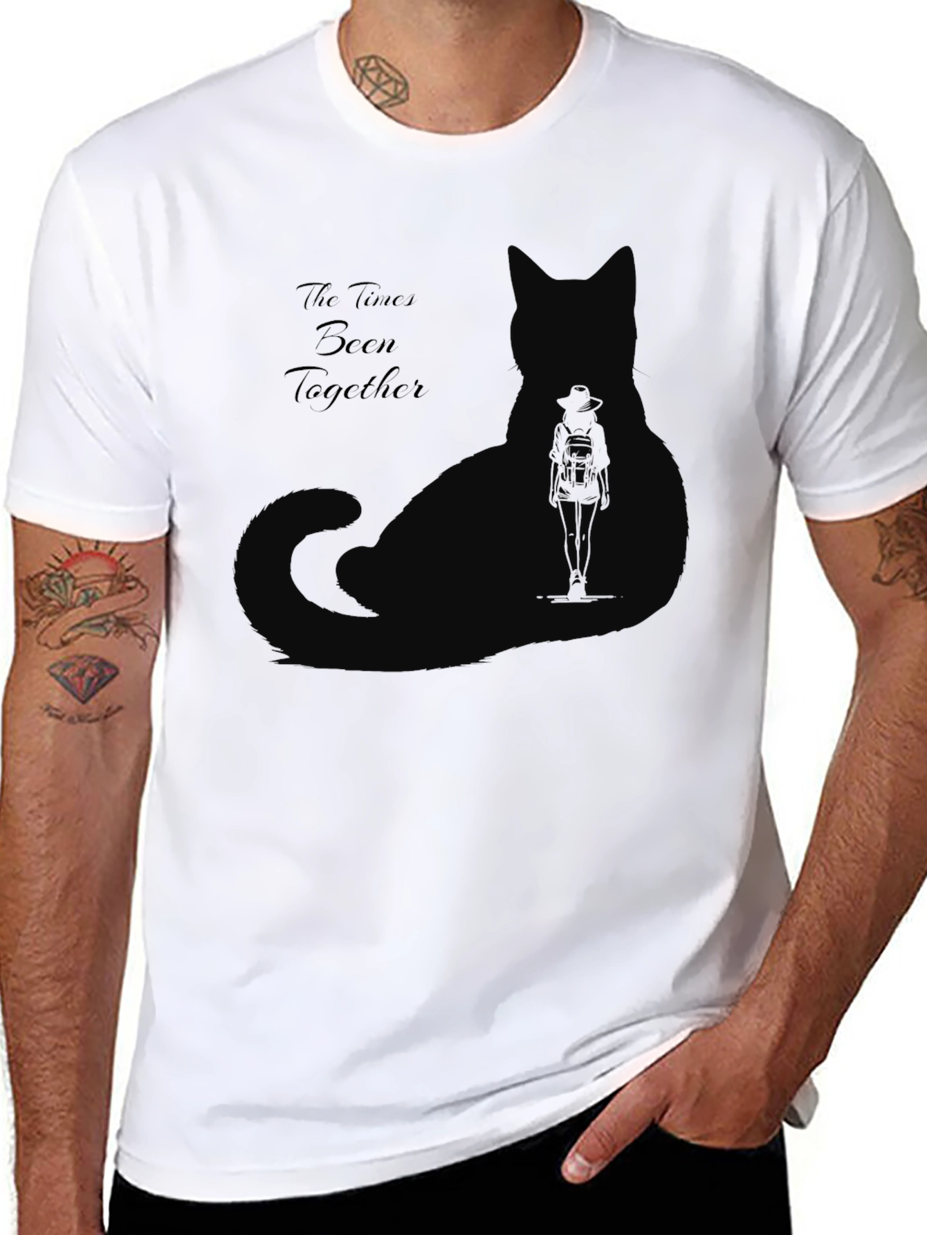 Cat & Cocktails T-Shirt - The Times Been Together
