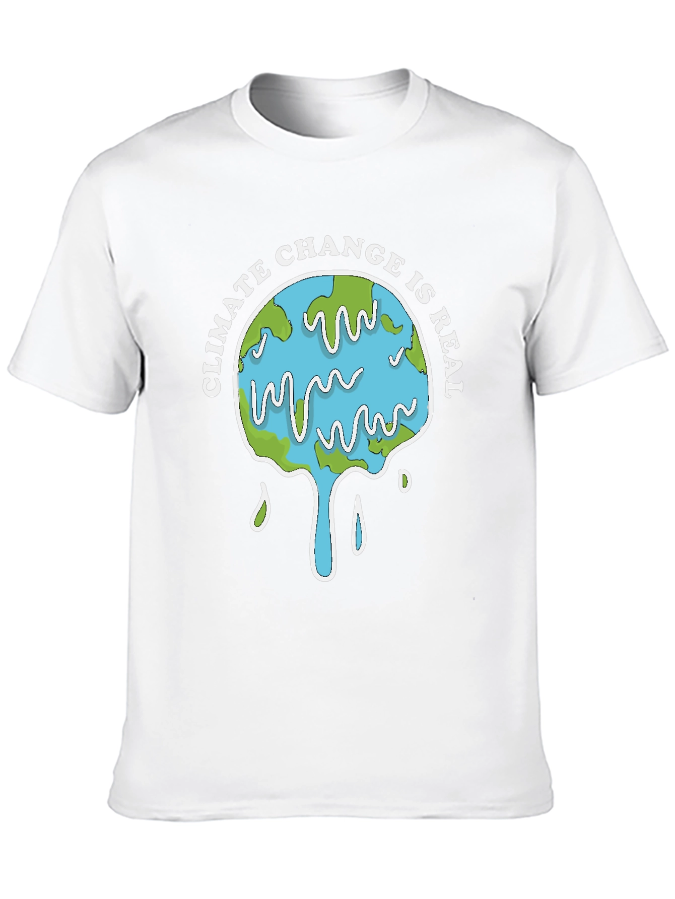 Climate Change Is Real Graphic Tee - Black