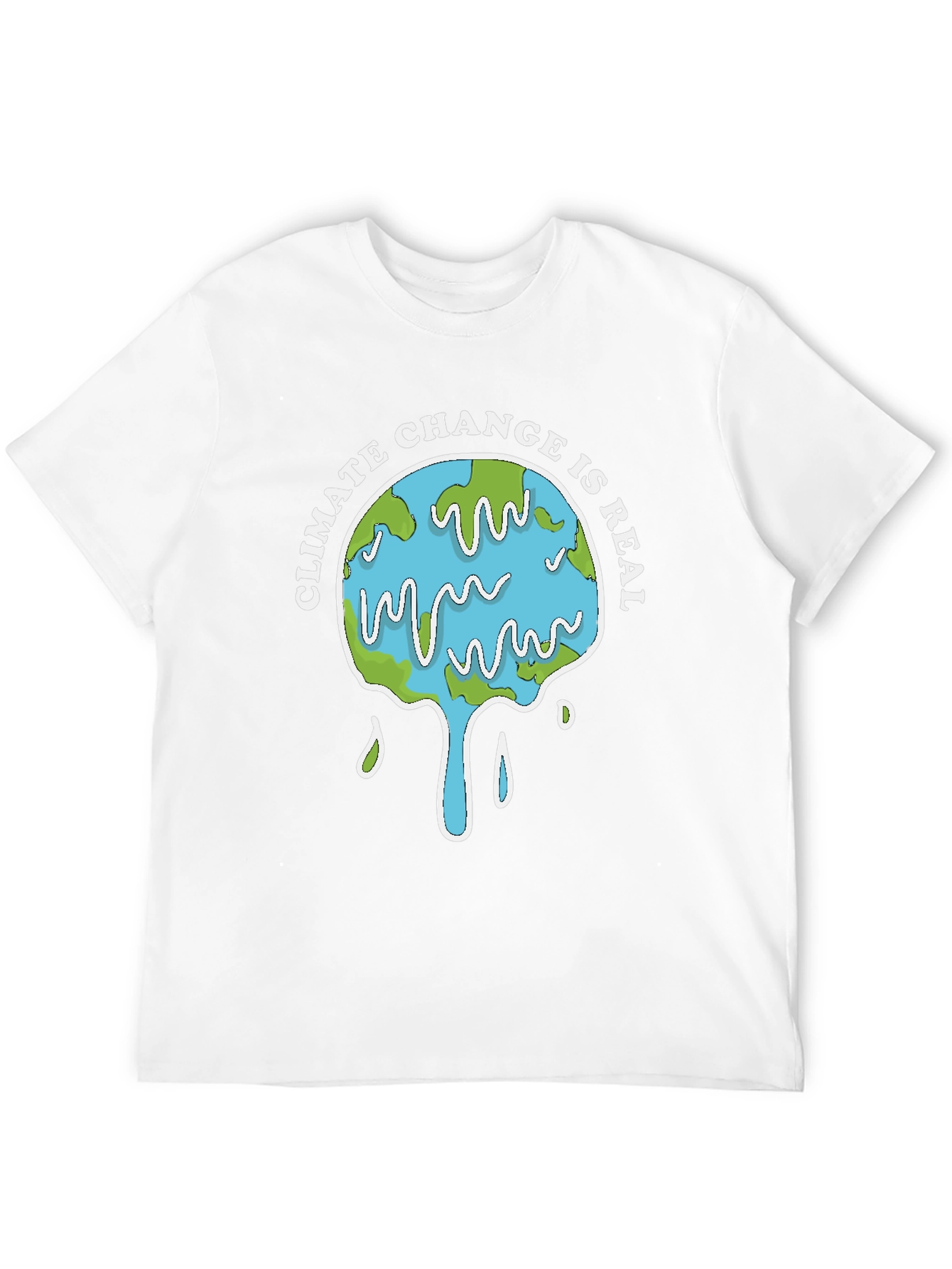 Climate Change Is Real Graphic Tee - Black