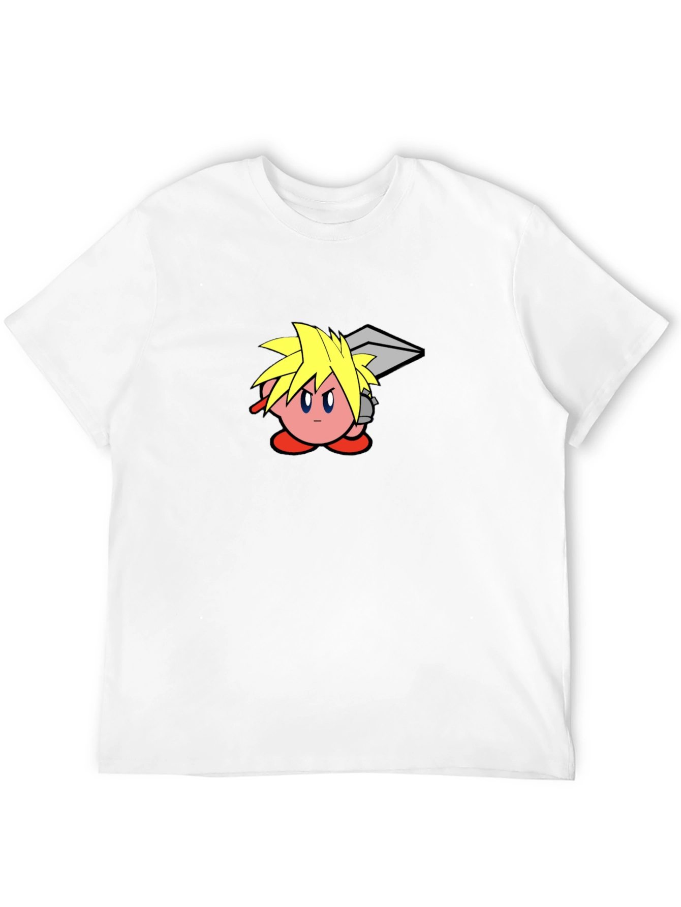 Kirby Cloud T-Shirt - Black Cotton Graphic Tee